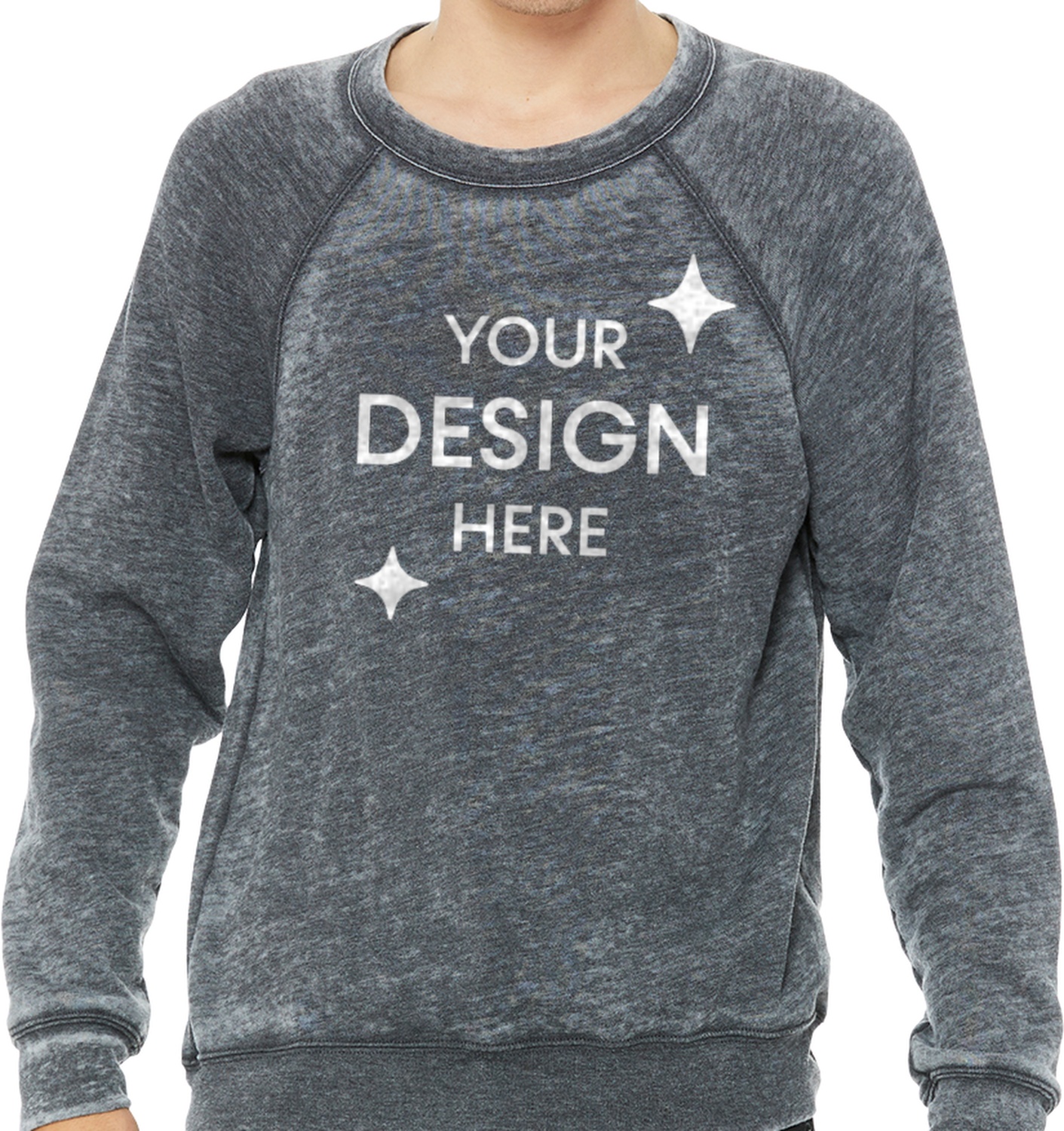 Unisex Sponge Fleece Raglan Sweatshirt