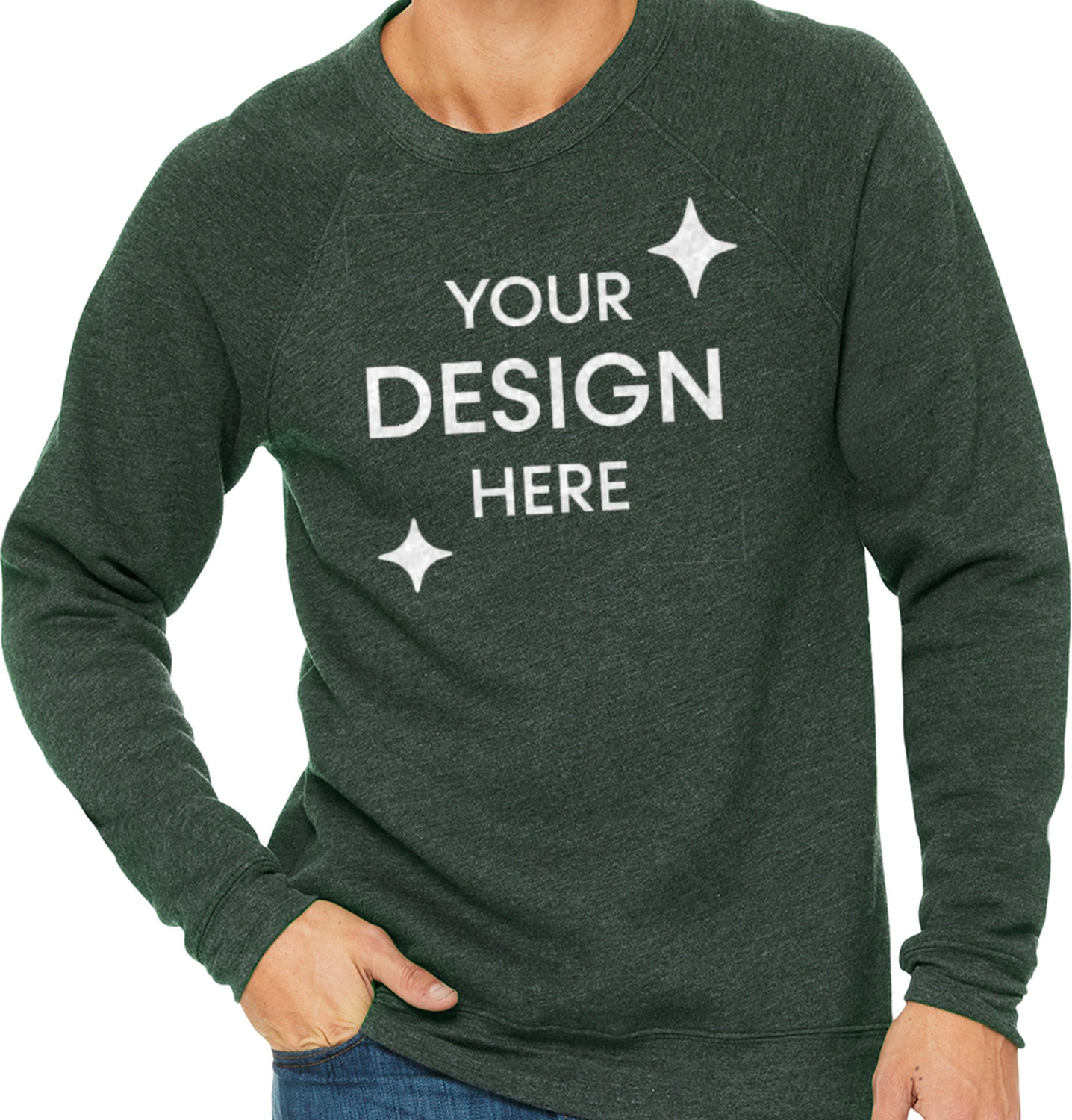 Unisex Sponge Fleece Raglan Sweatshirt
