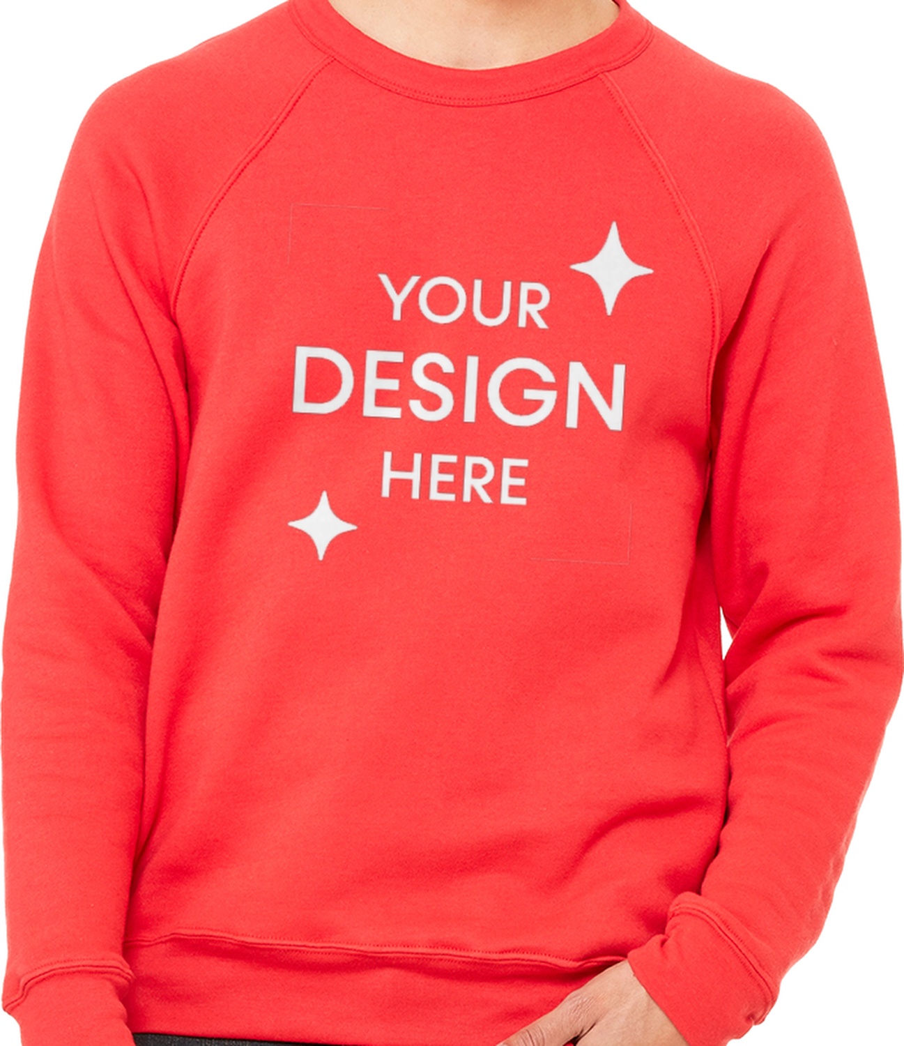 Unisex Sponge Fleece Raglan Sweatshirt