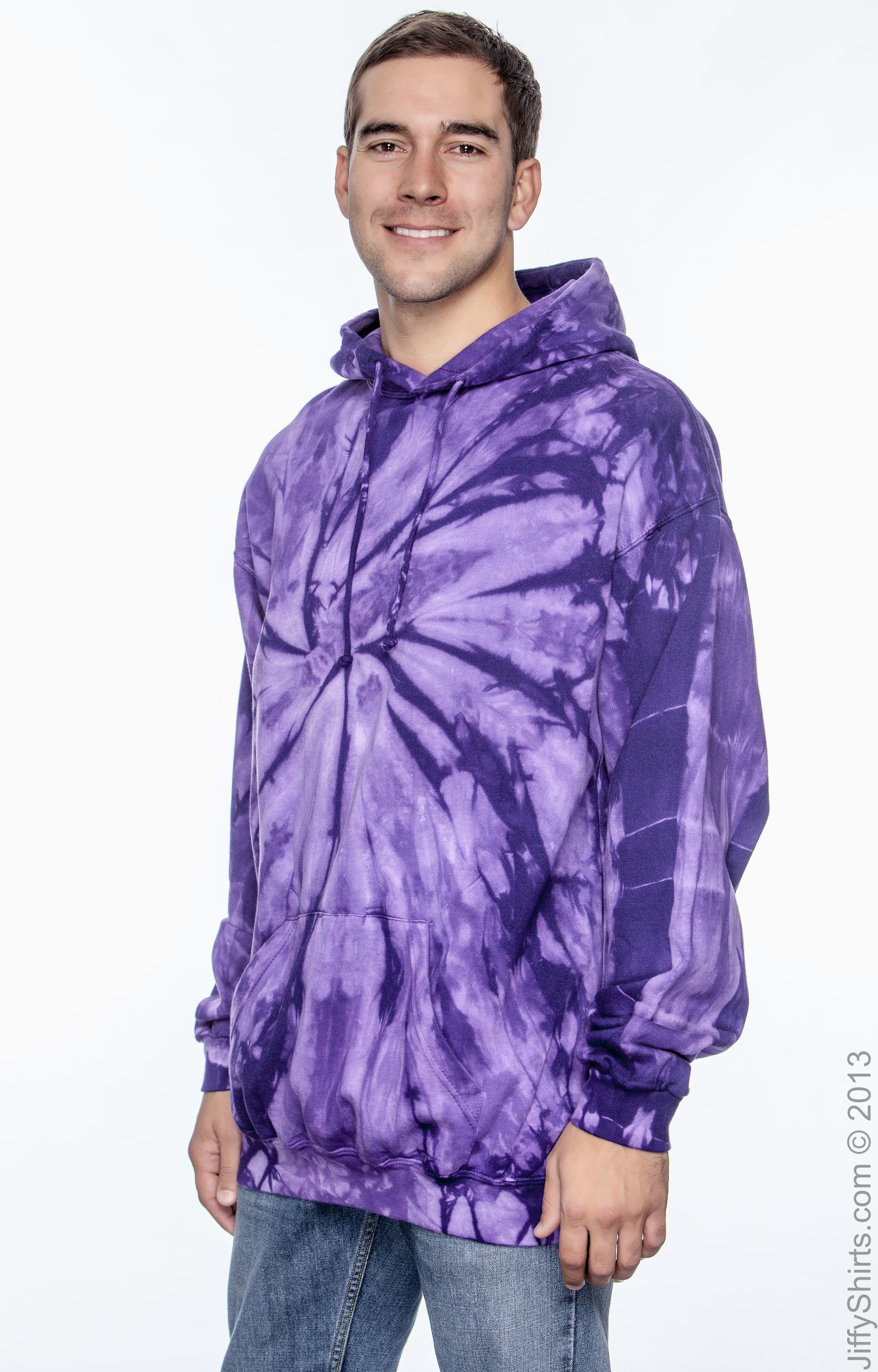 Tie-Dye CD877 Spider Purple