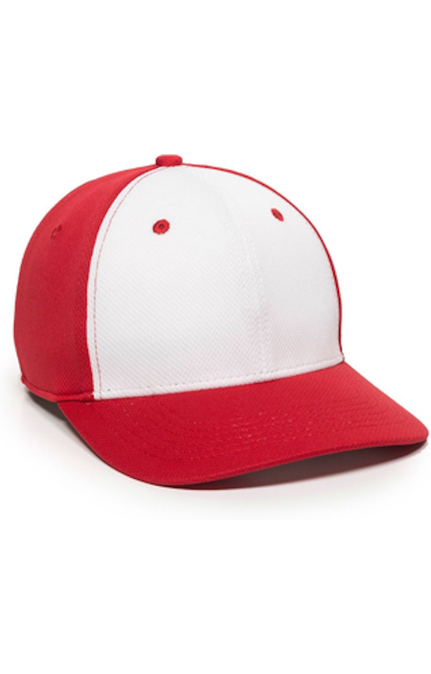 Outdoor Cap MWS50 White / Red / Red