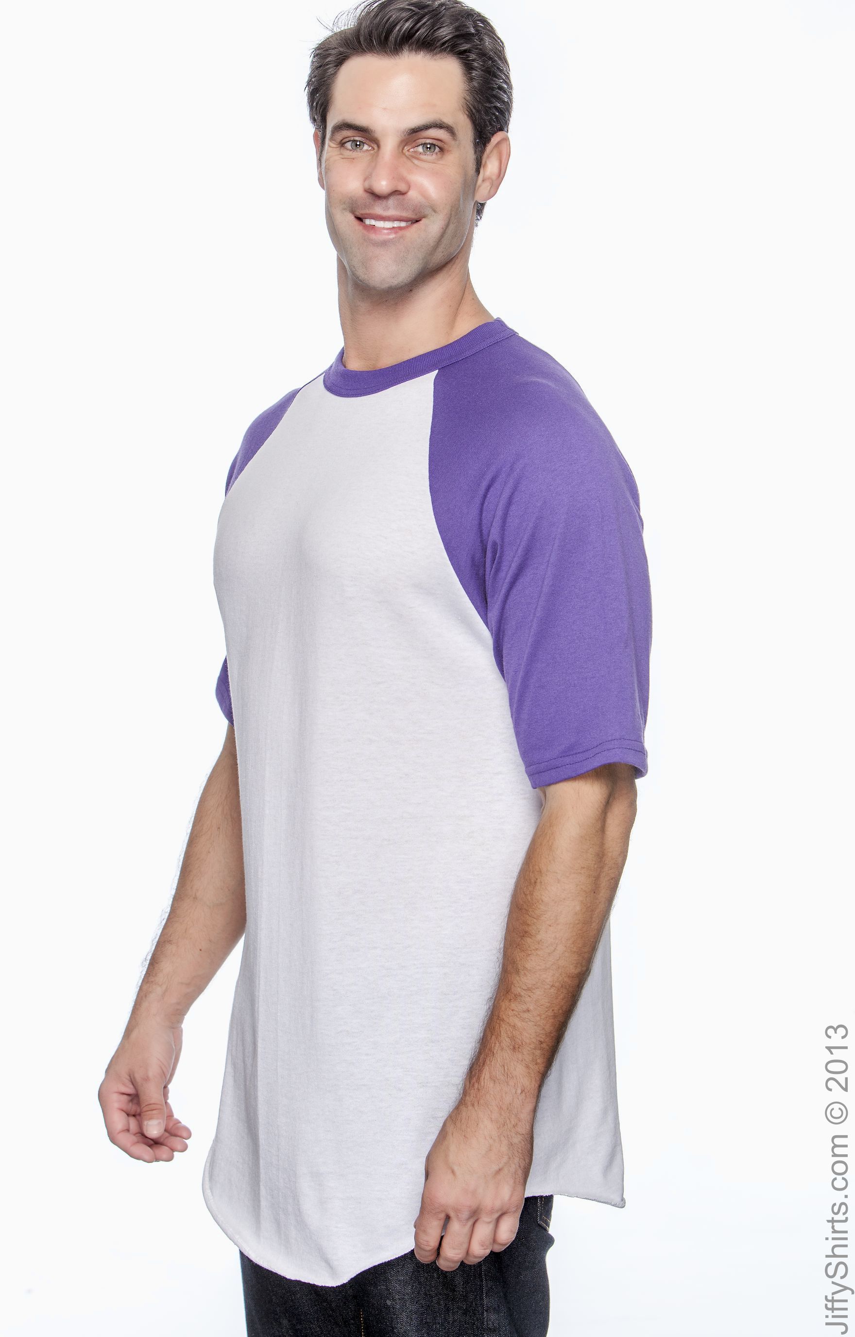 Augusta Sportswear 423 White / Purple