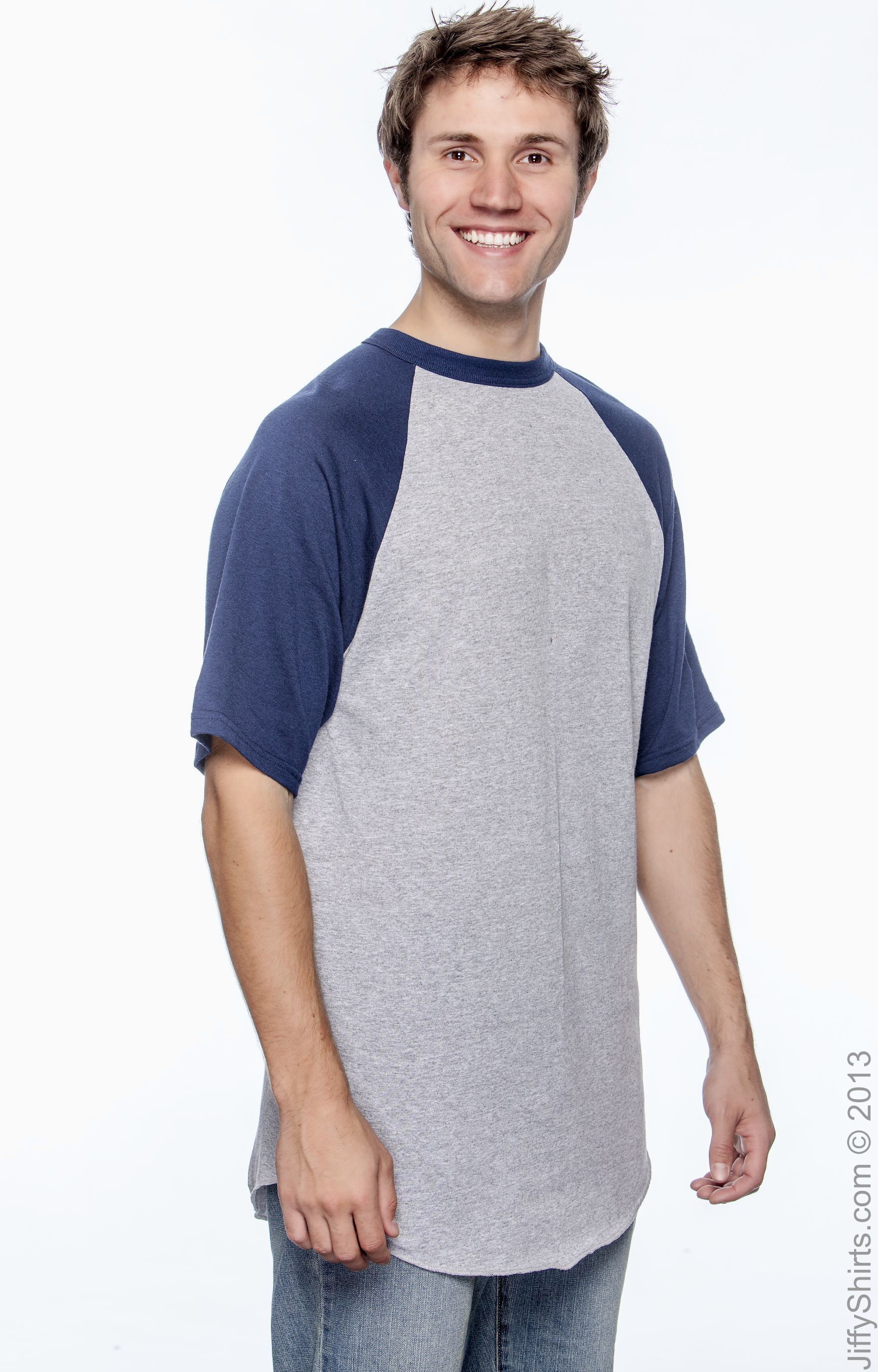 Augusta Sportswear 423 Athletic Heather / Navy