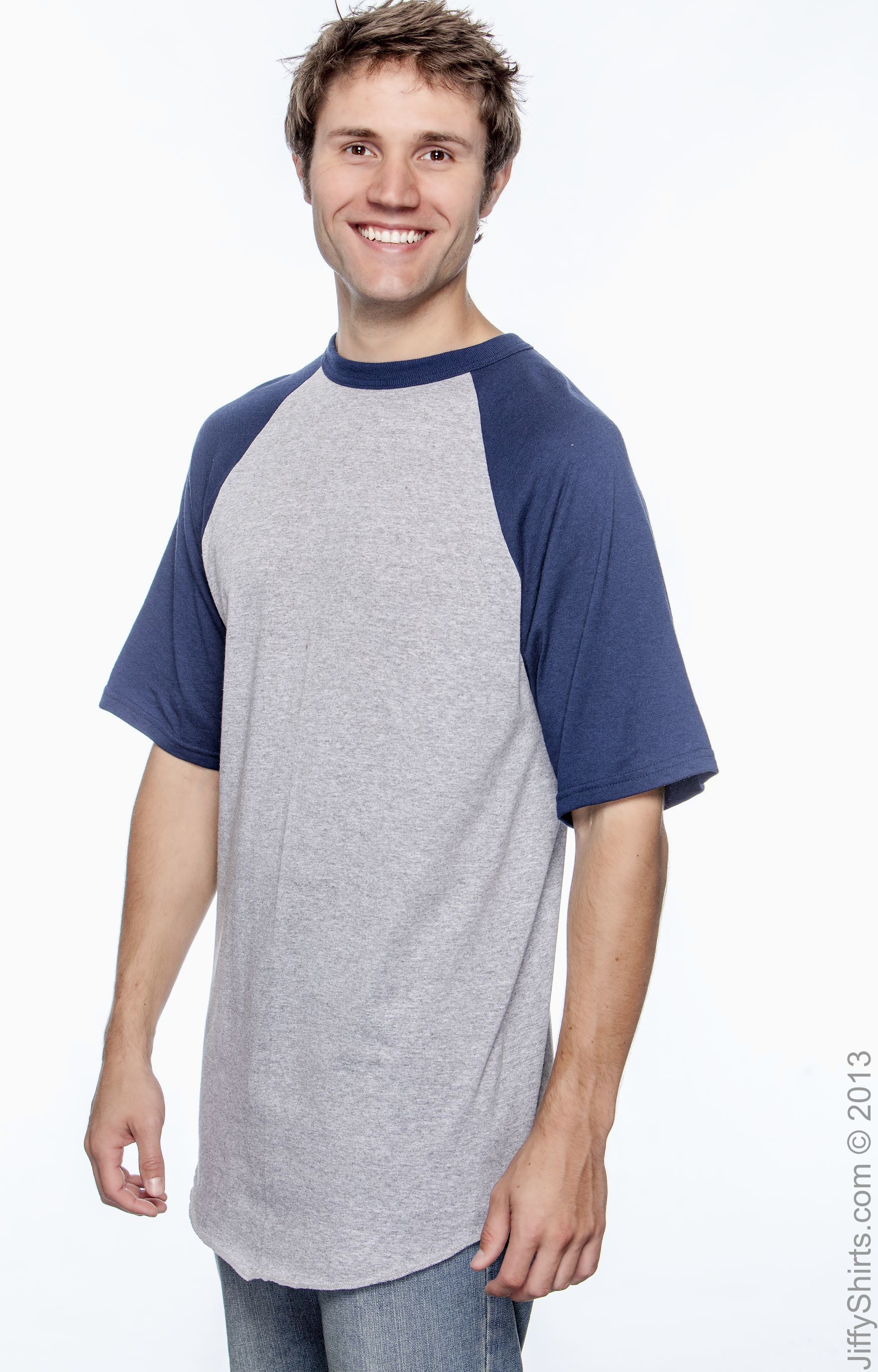 Augusta Sportswear 423 Athletic Heather / Navy