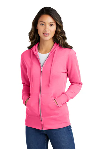 Port & Company Women's Core Fleece Full Zip Hoodie