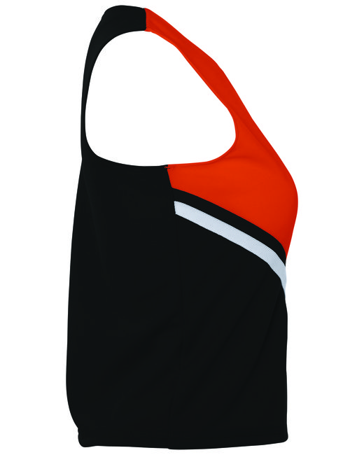 Augusta Sportswear 9110 Black / Ora / White