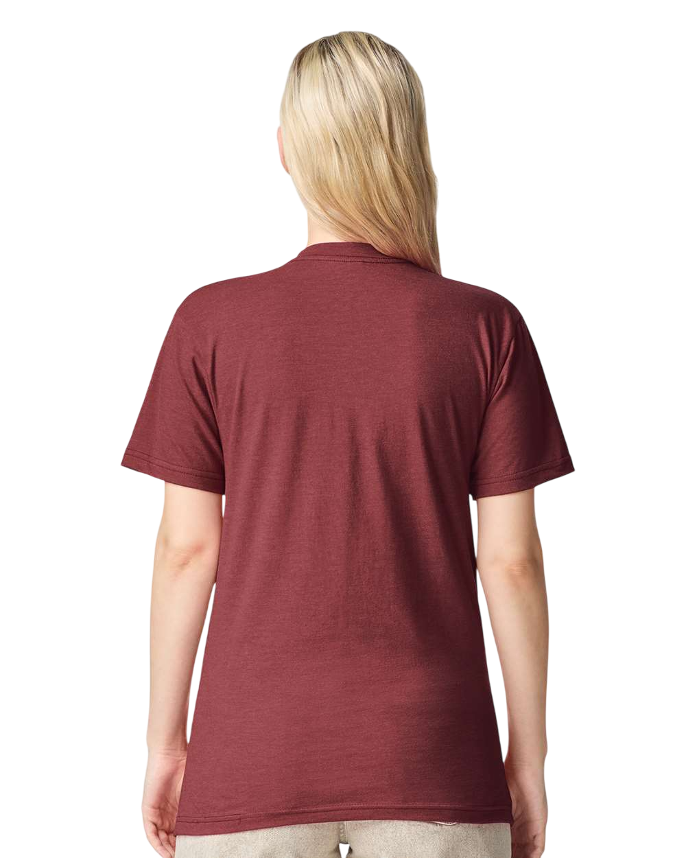 American Apparel 2001CVC Heather Burgundy