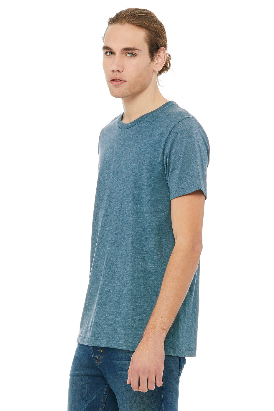 Bella + Canvas 3001C Heather Deep Teal