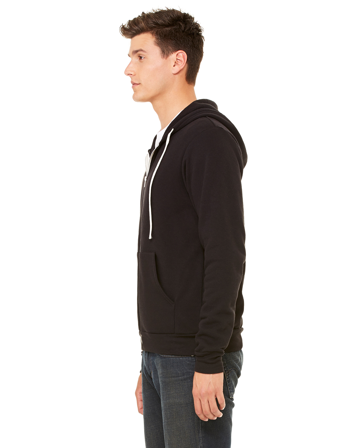 Bella + Canvas 3909 Solid Black Triblend