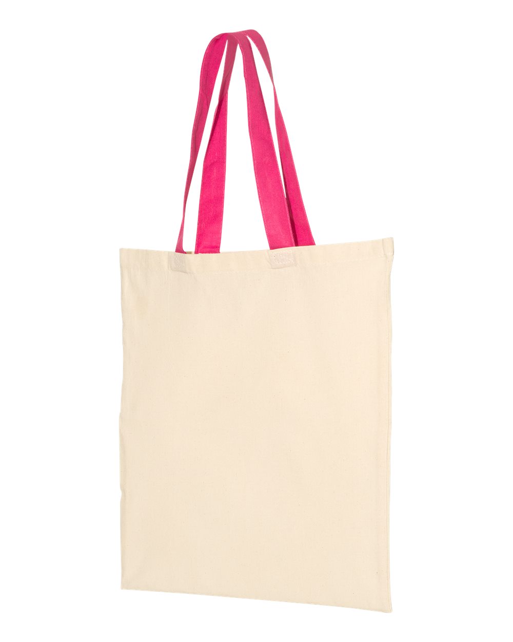 Q-Tees QTB6000 Natural / Hot Pink