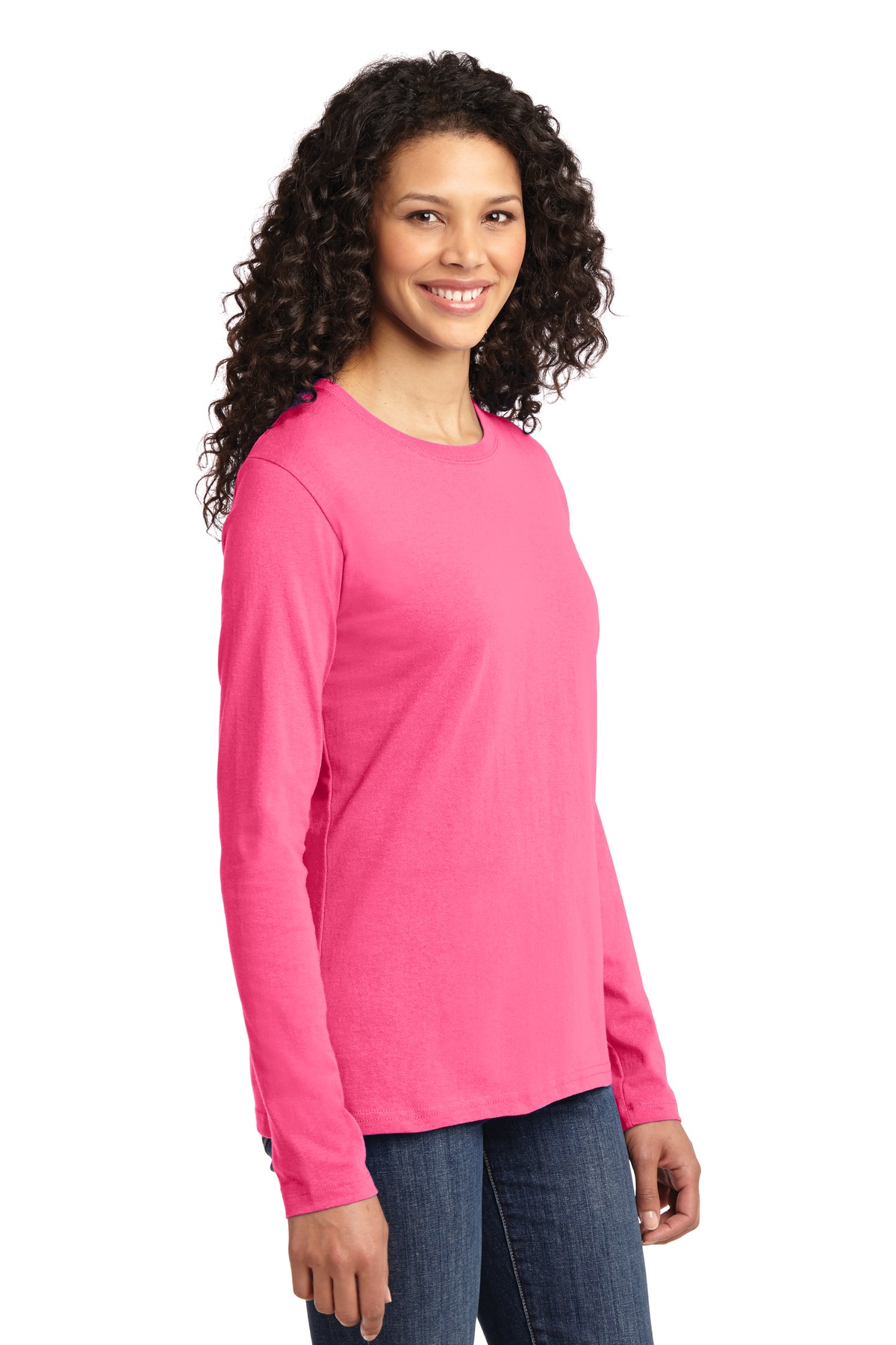 Port & Company LPC54LS Neon Pink