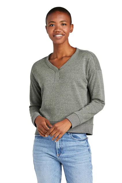 District Women's Perfect Tri Fleece V Neck Sweatshirt