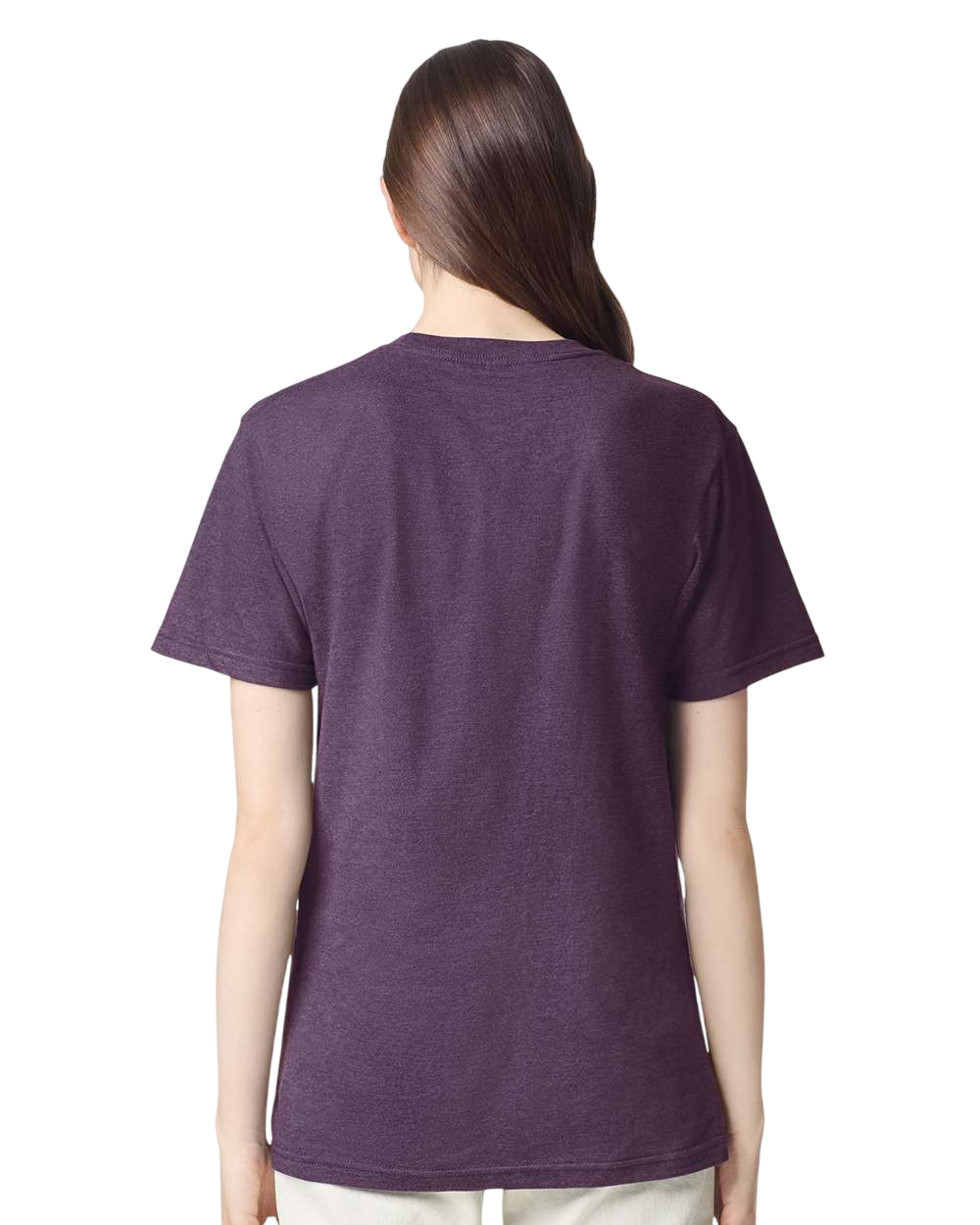 American Apparel 2001CVC Heather Eggplant