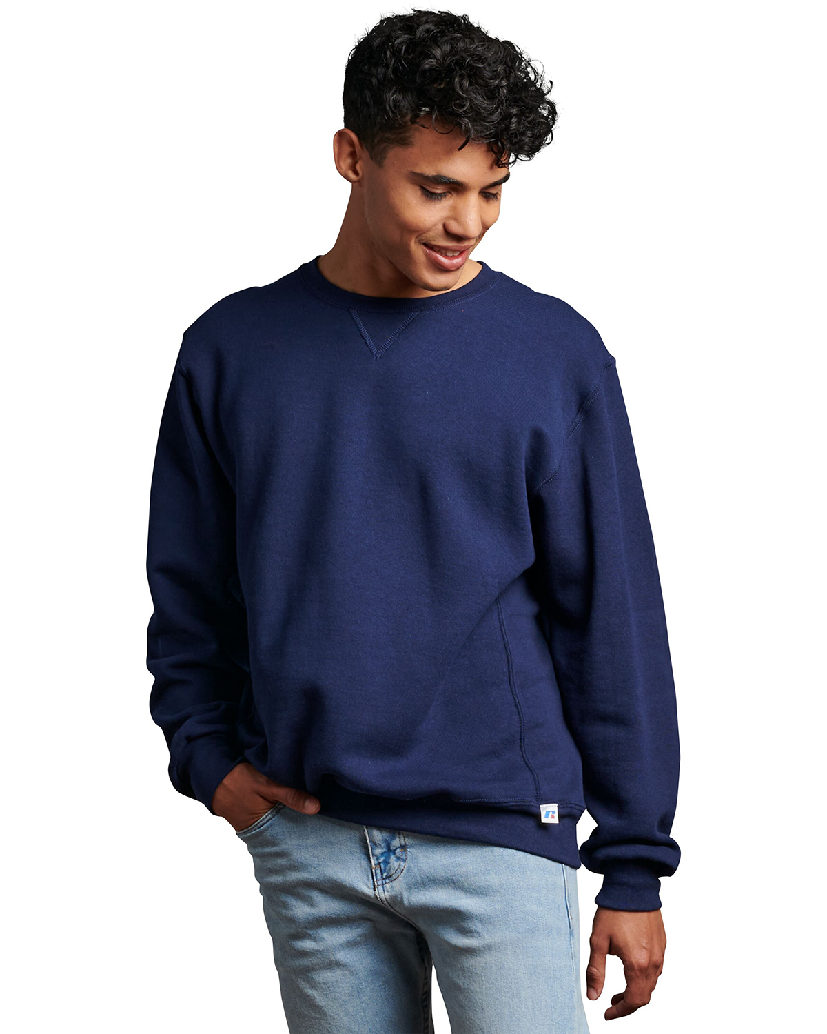 Russell Athletic Dri Power® Crewneck Sweatshirt 698 Hbm Navy