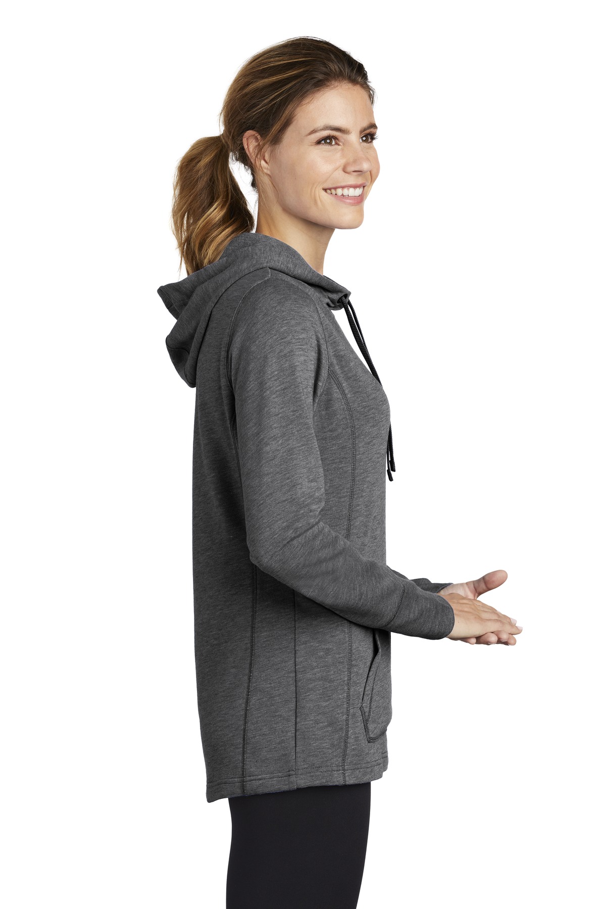 Sport-Tek LST296 Dark Gray Heather