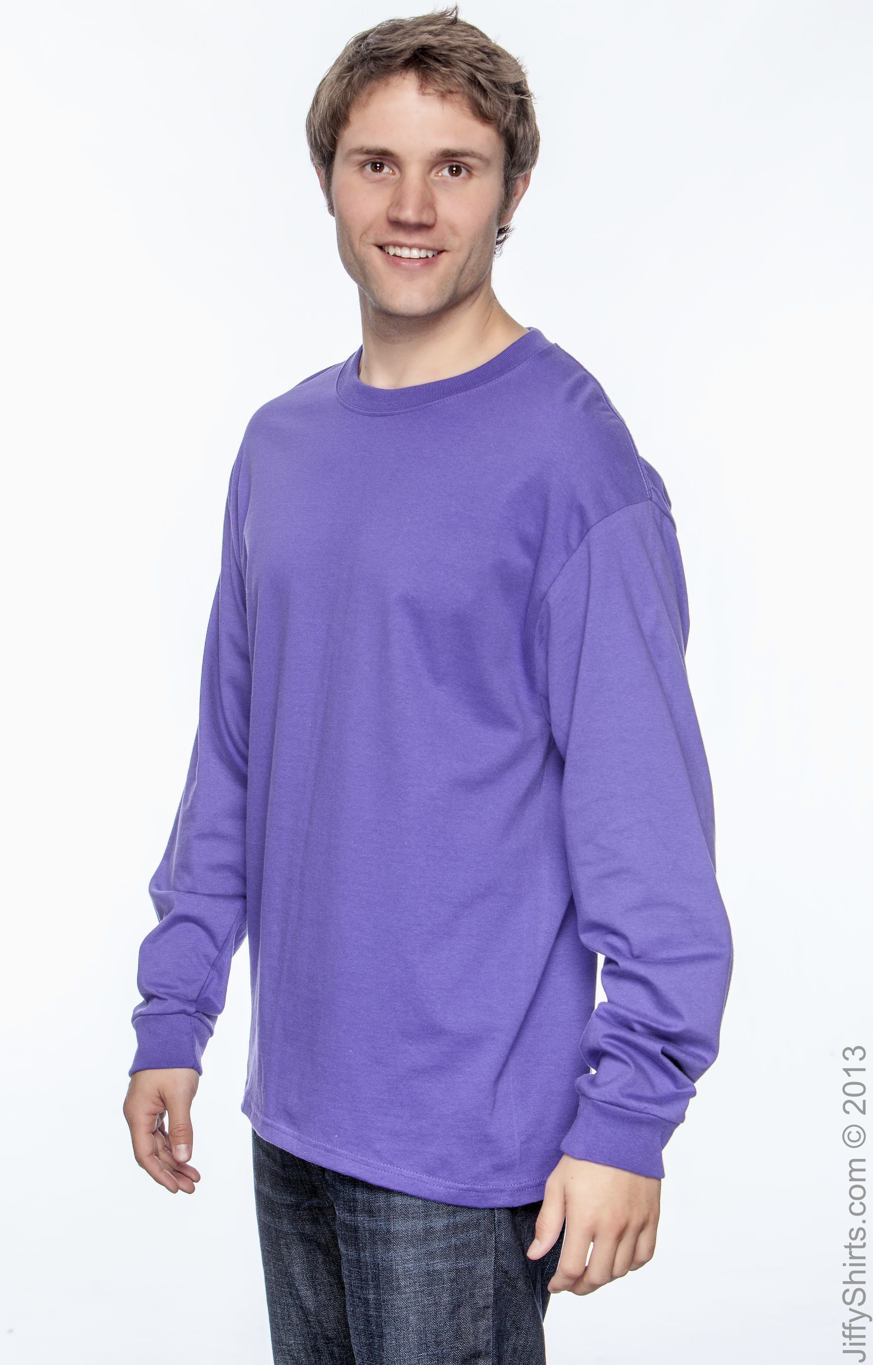 Hanes 5186 Purple