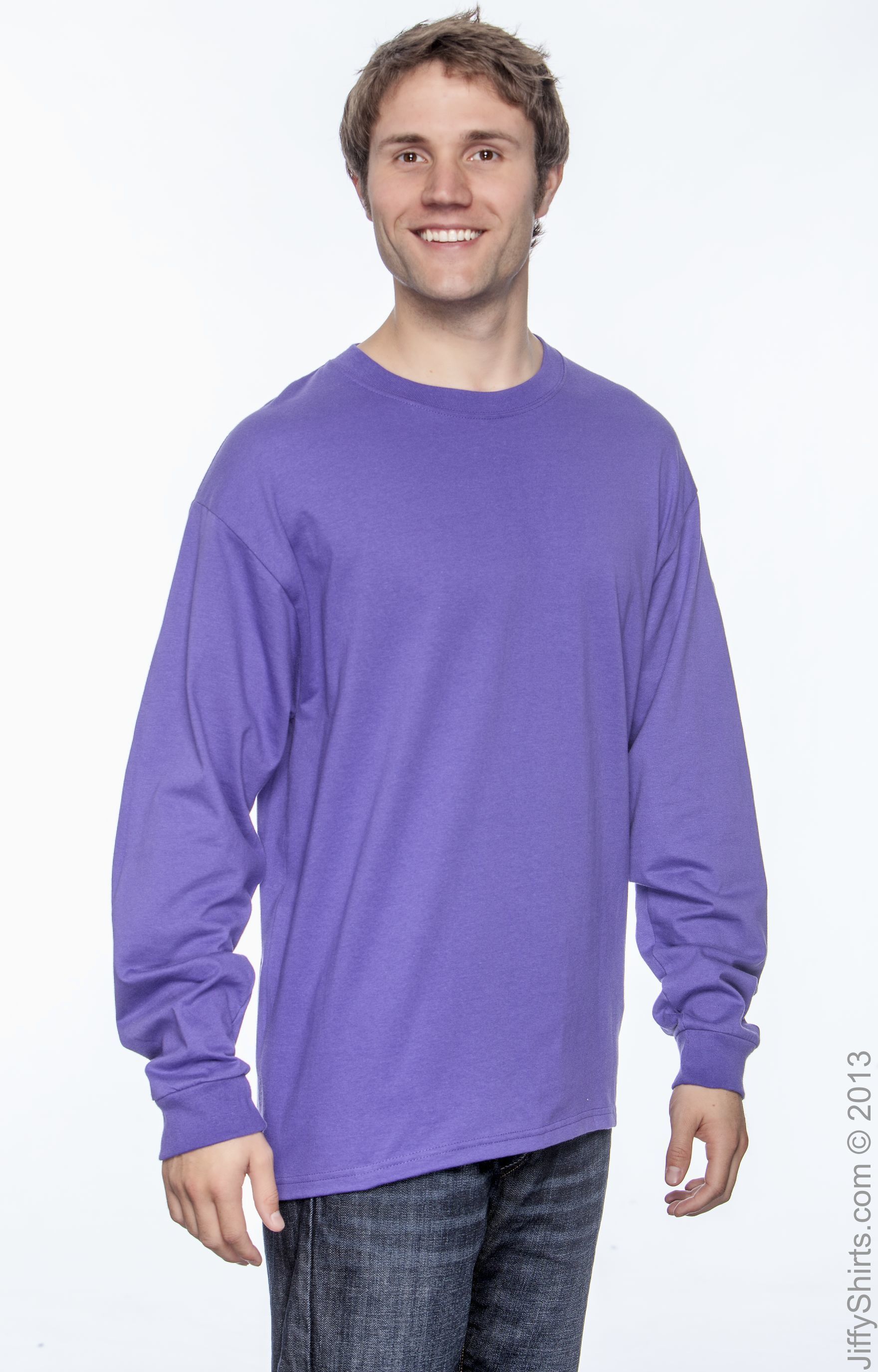 Hanes 5186 Purple
