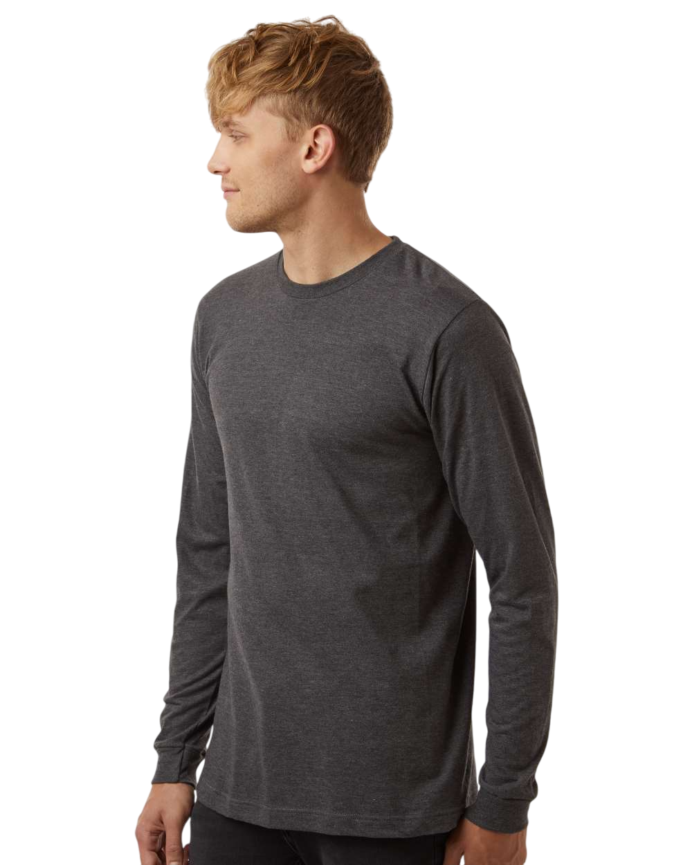 Tultex 202LS Heather Charcoal