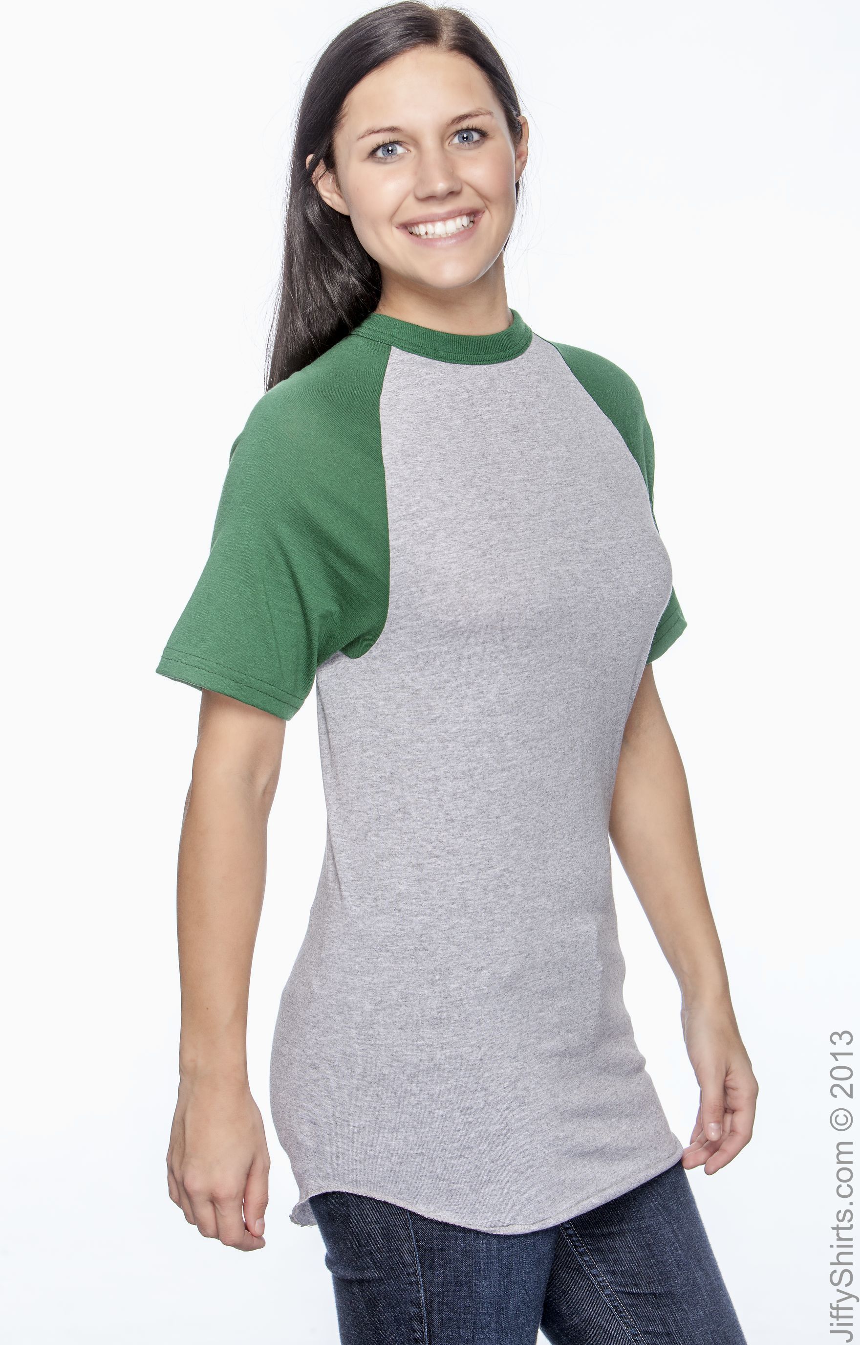 Augusta Sportswear 423 Athletic Heather / Dark Green