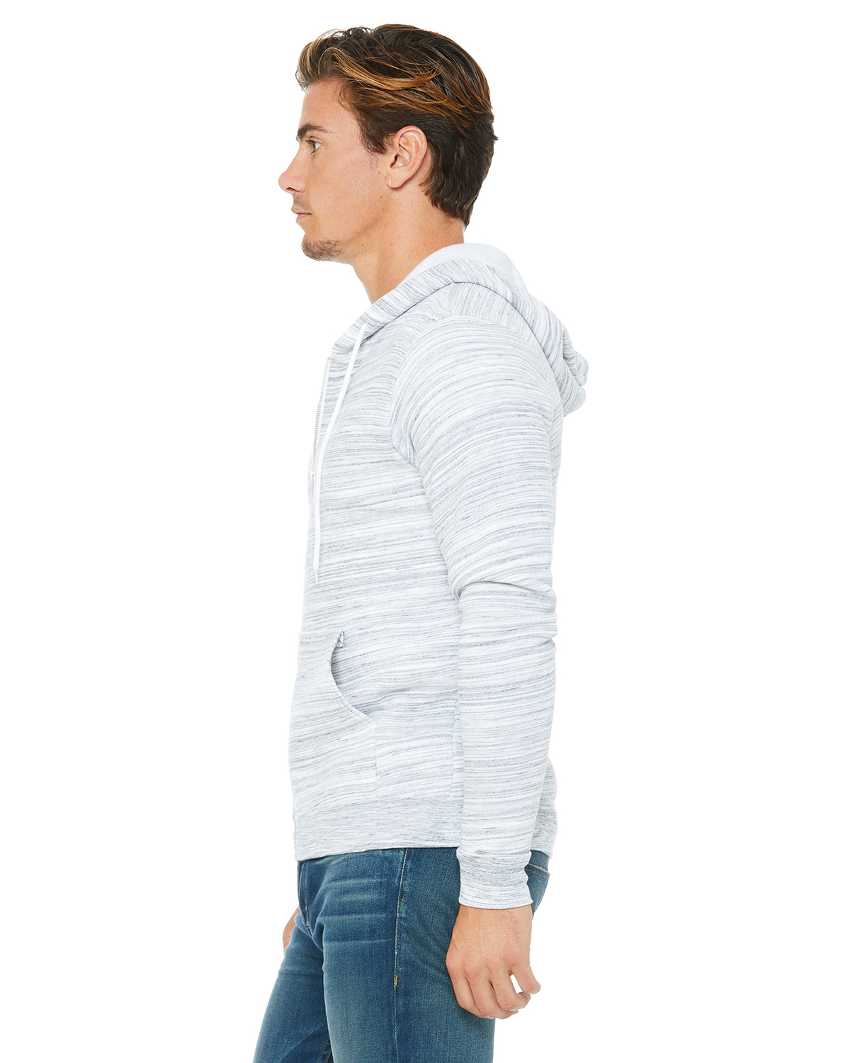 Bella + Canvas 3739 Light Gray Marble