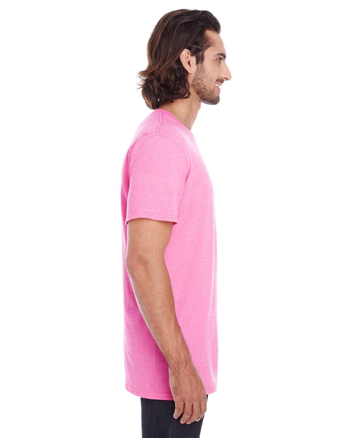 Gildan 980 Heather Hot Pink