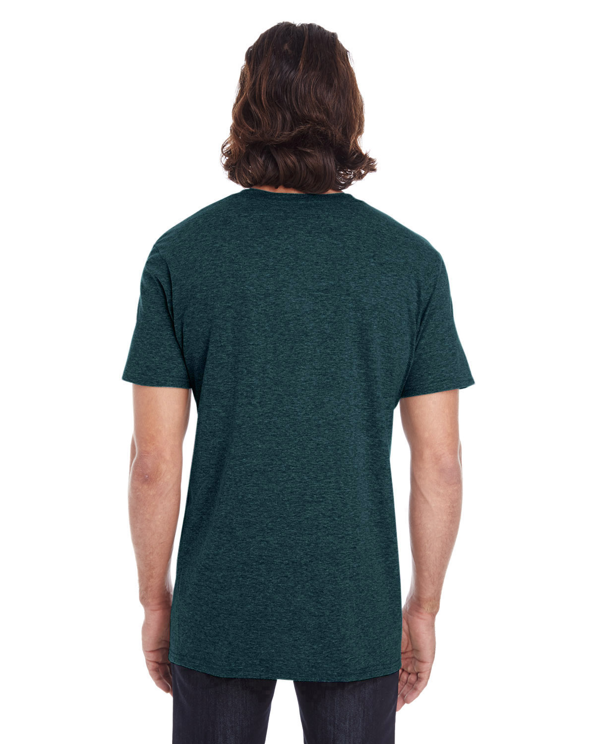 Gildan 980 Heather Dark Green