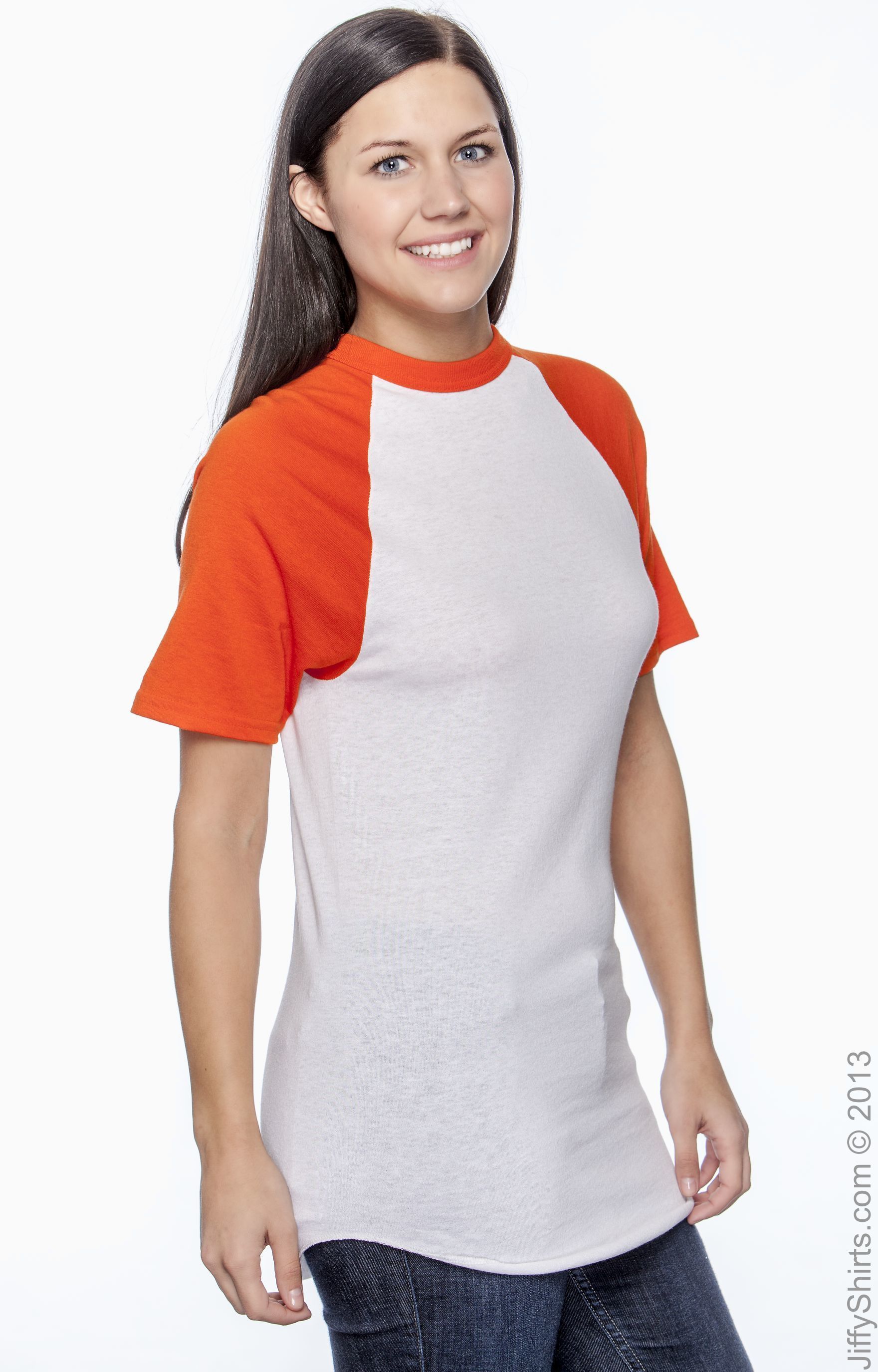 Augusta Sportswear 423 White / Orange