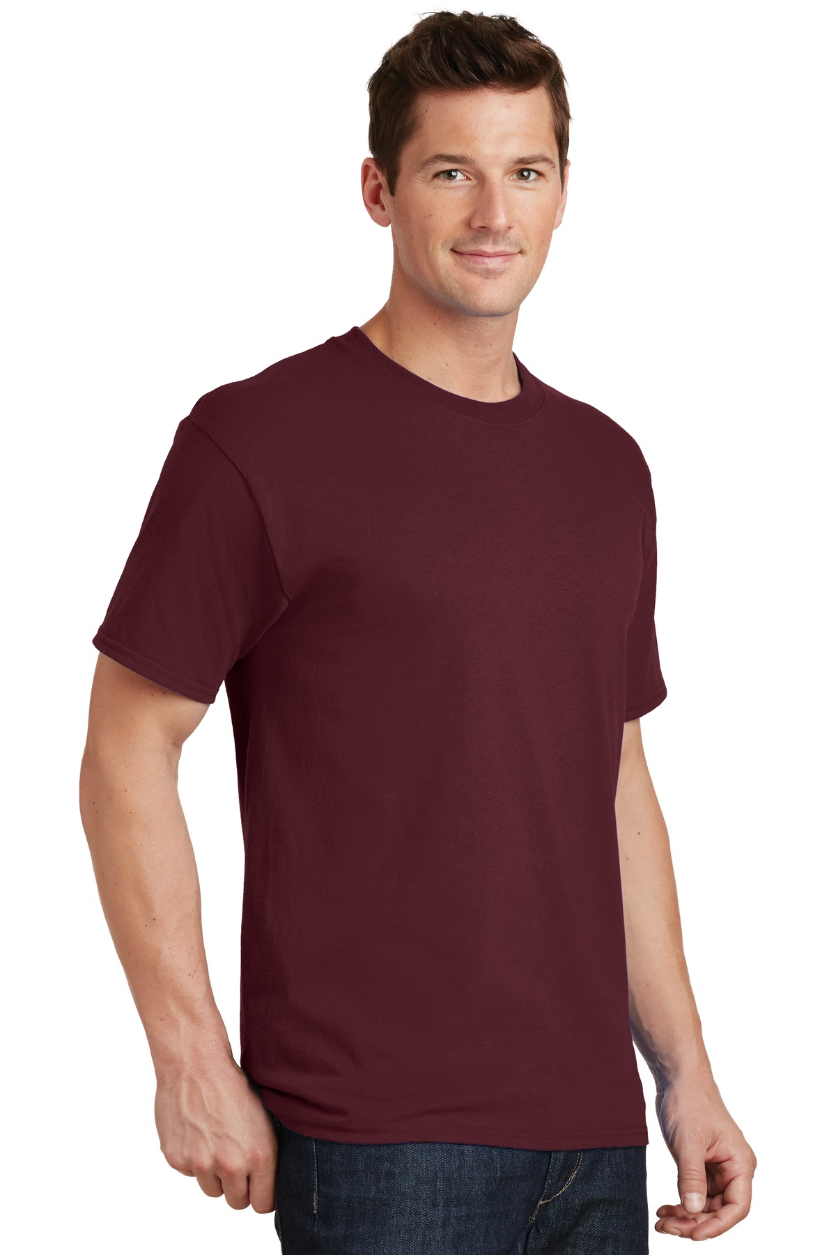 Port & Company PC54T Athletic Maroon