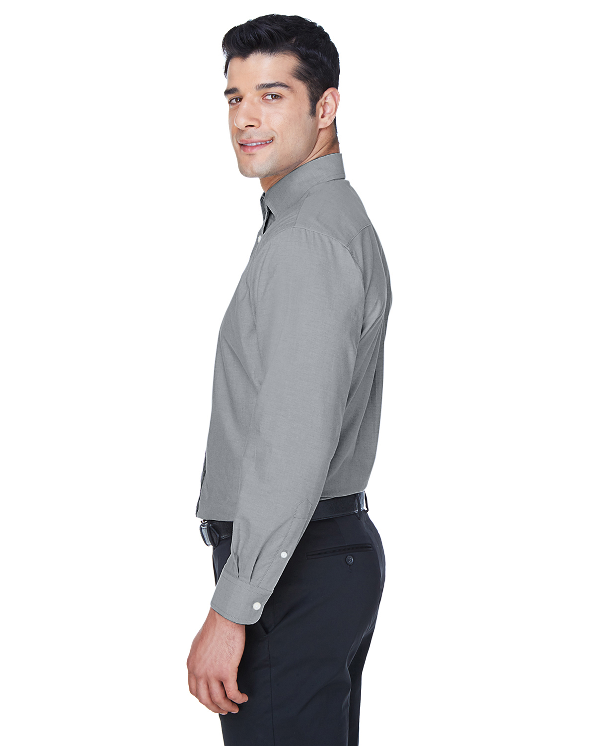 Harriton M600 Oxford Gray