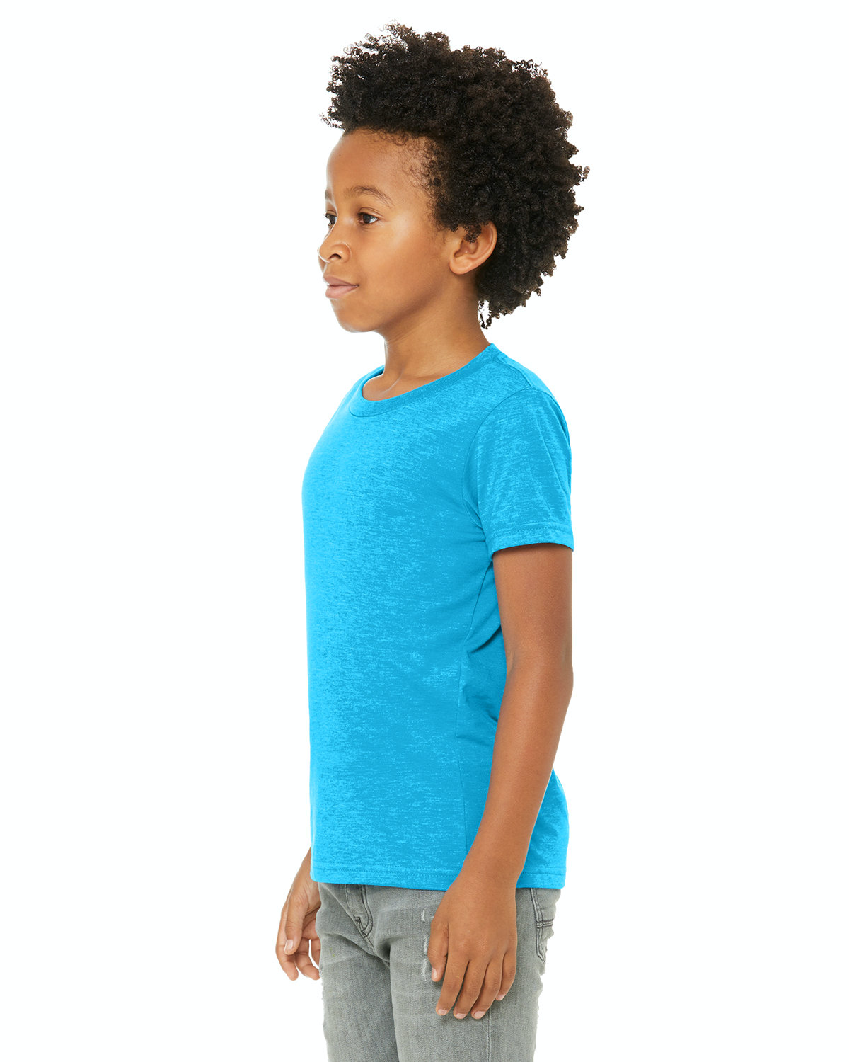 Bella + Canvas 3001YCVC Neon Blue