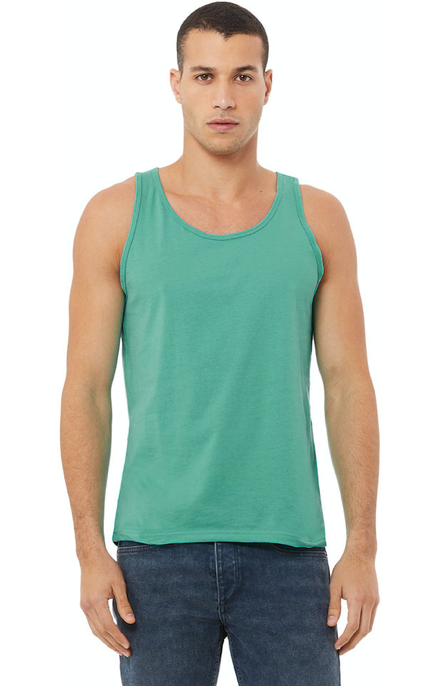 Bella Canvas Unisex Jersey Tank 3480 Teal Jiffy