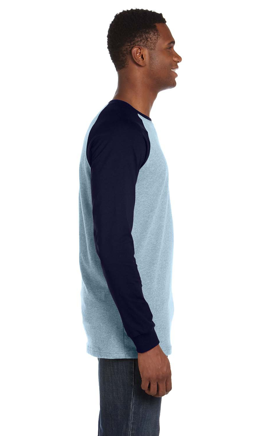 Bella + Canvas 3000C Light Blue / Navy