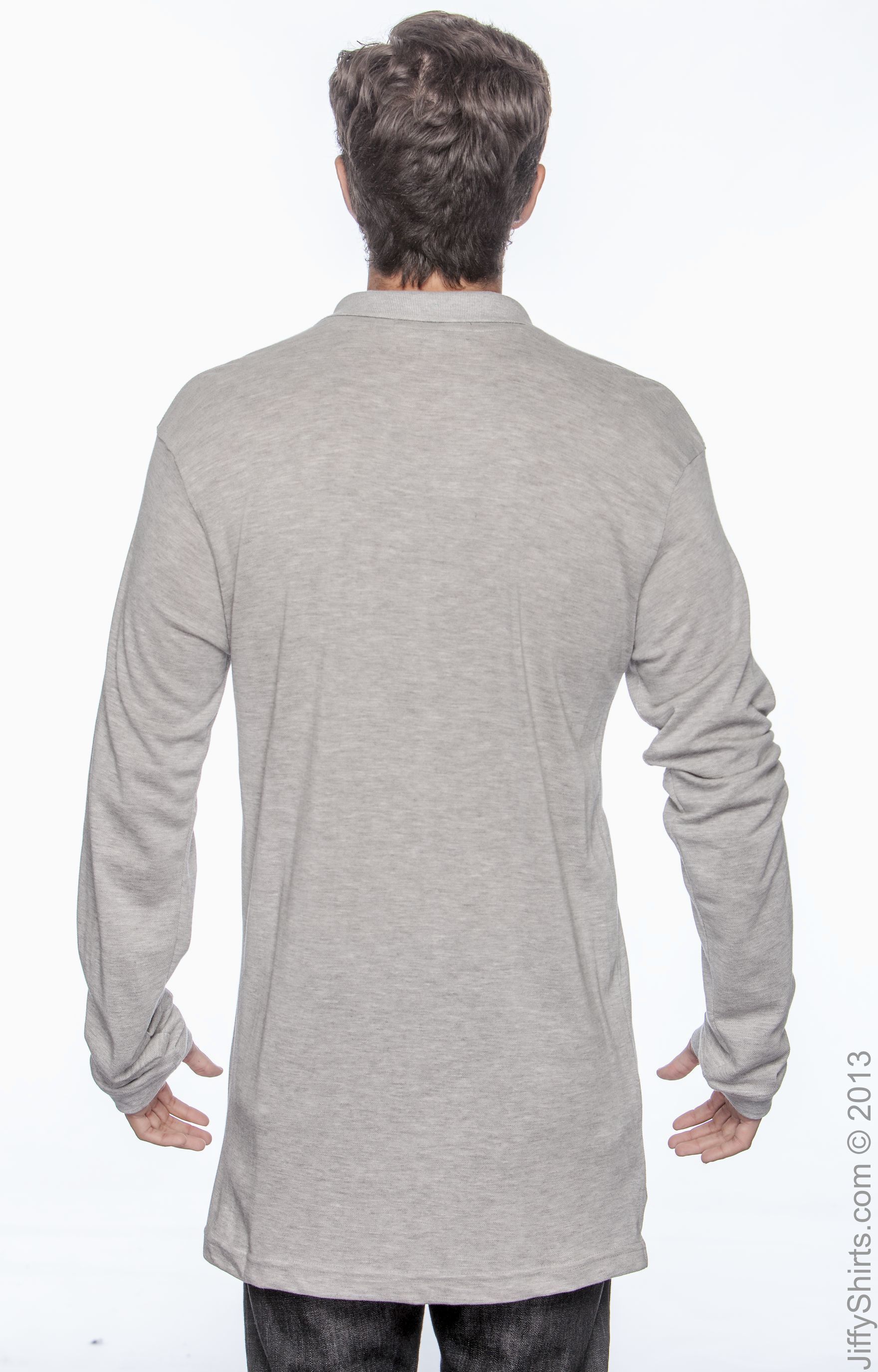 Harriton M265L Gray Heather