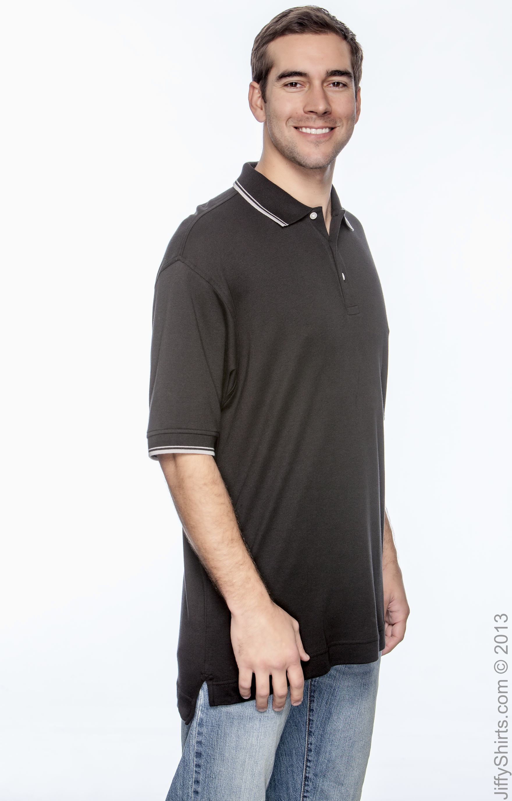 Devon & Jones D140 Black / Gray Heather