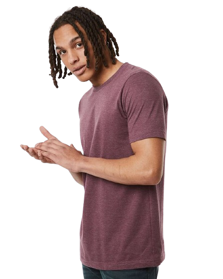 Tultex 602CVC Heather Maroon