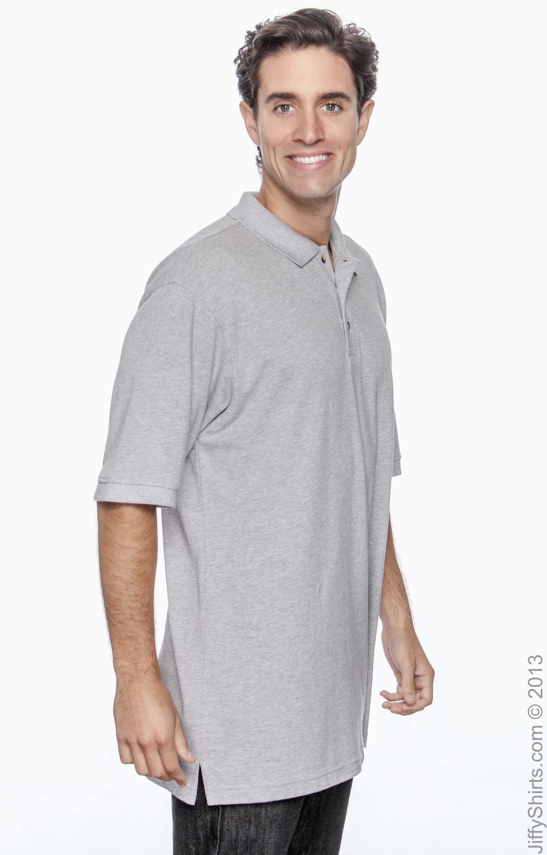 Harriton M200 Gray Heather