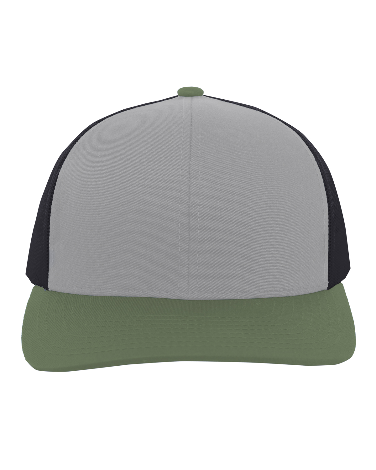 Pacific Headwear 0104PH Heather Gray / Ltcharcoal / Mossgre