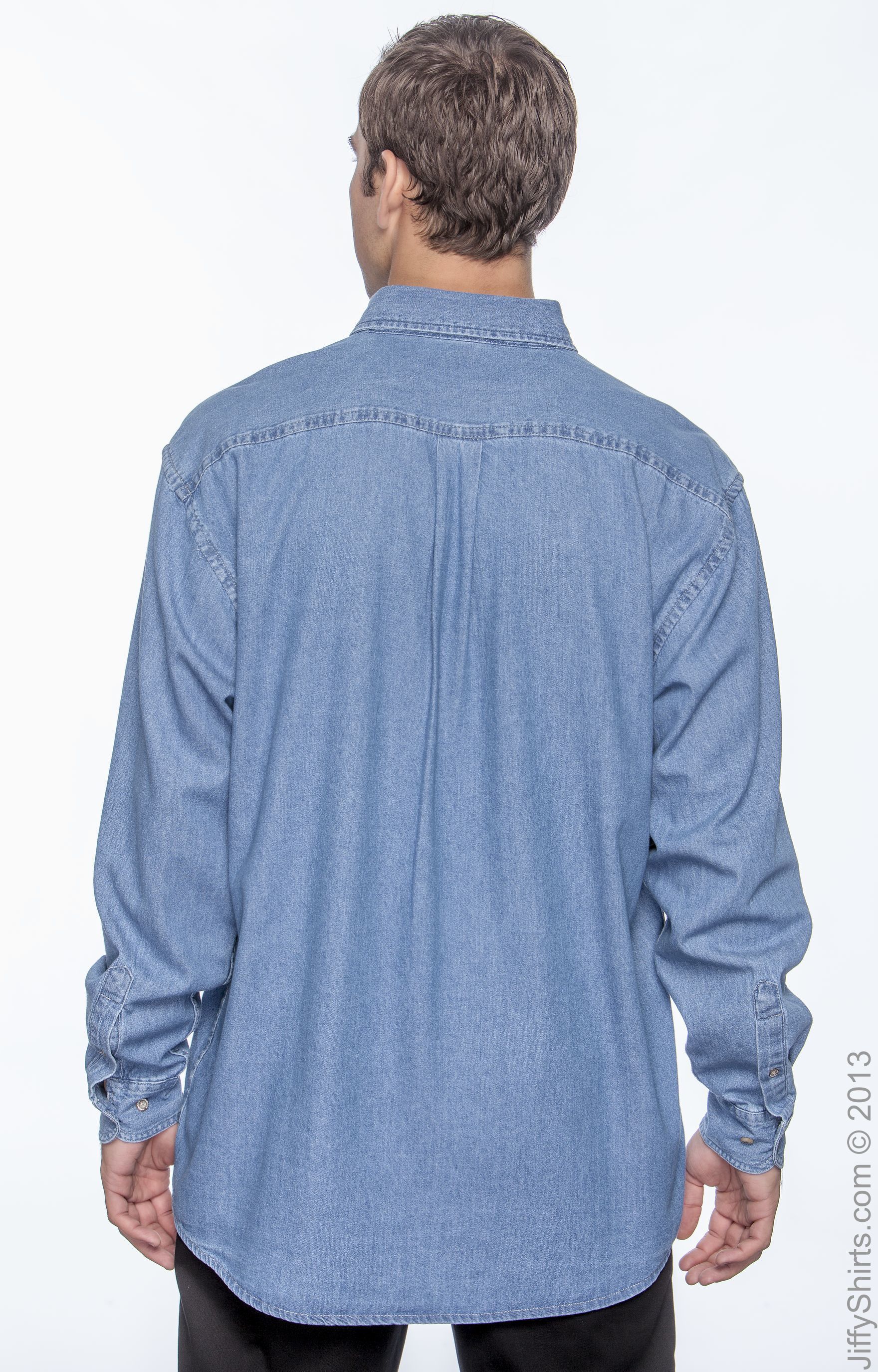 Harriton M550 Light Denim