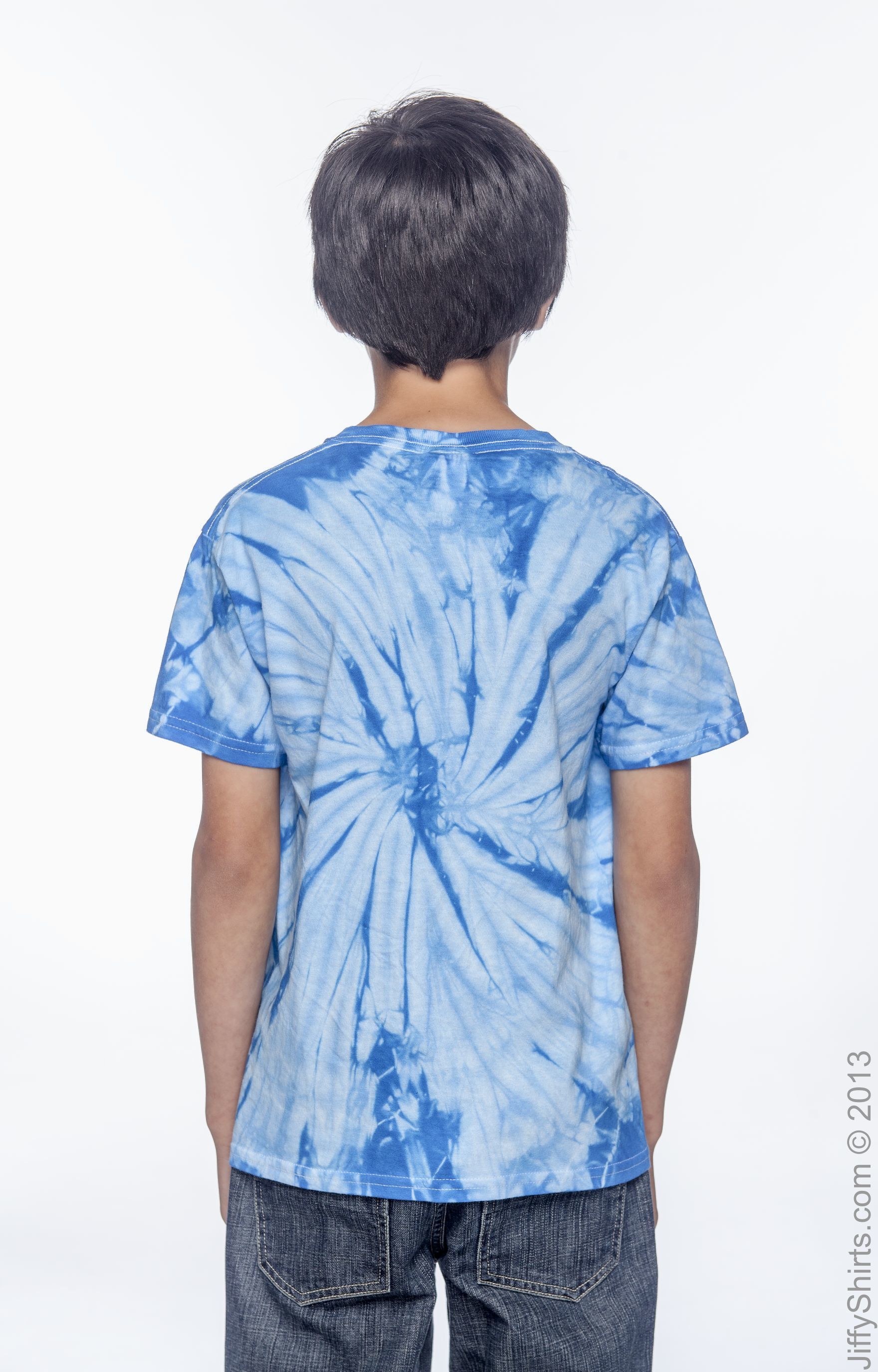 Tie-Dye CD101Y Spider Baby Blue