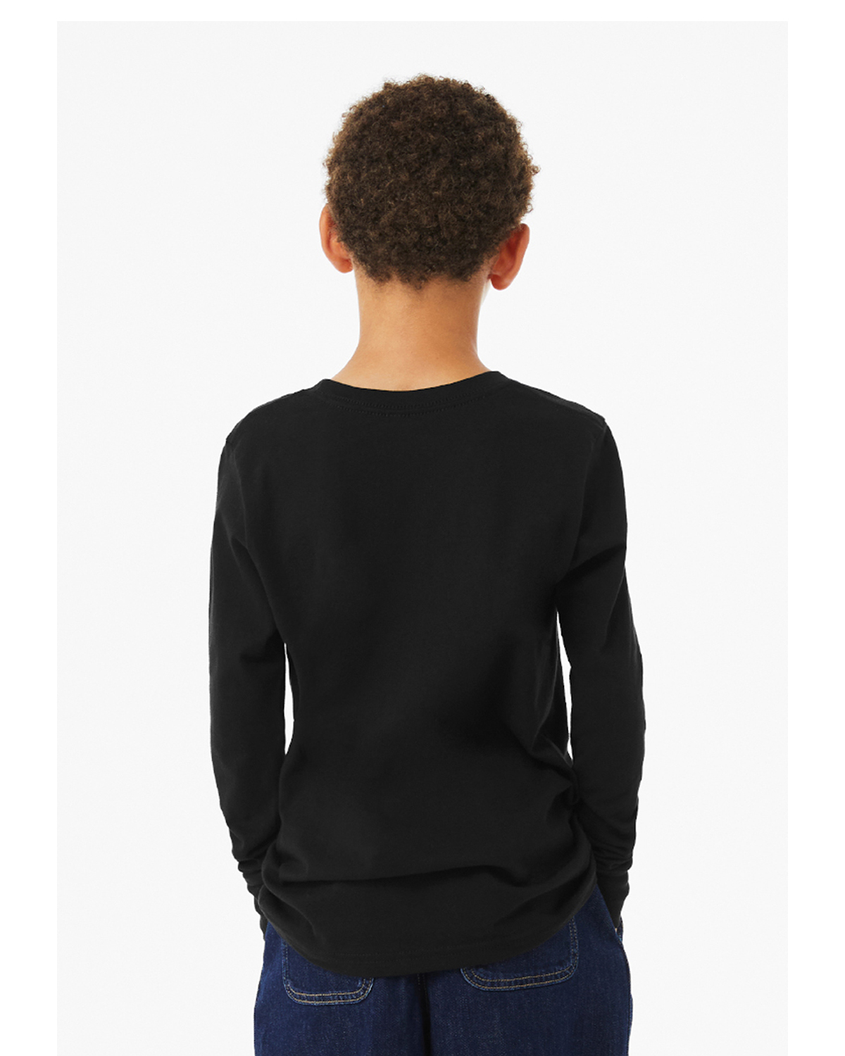 Bella + Canvas 3501Y Solid Black Blend