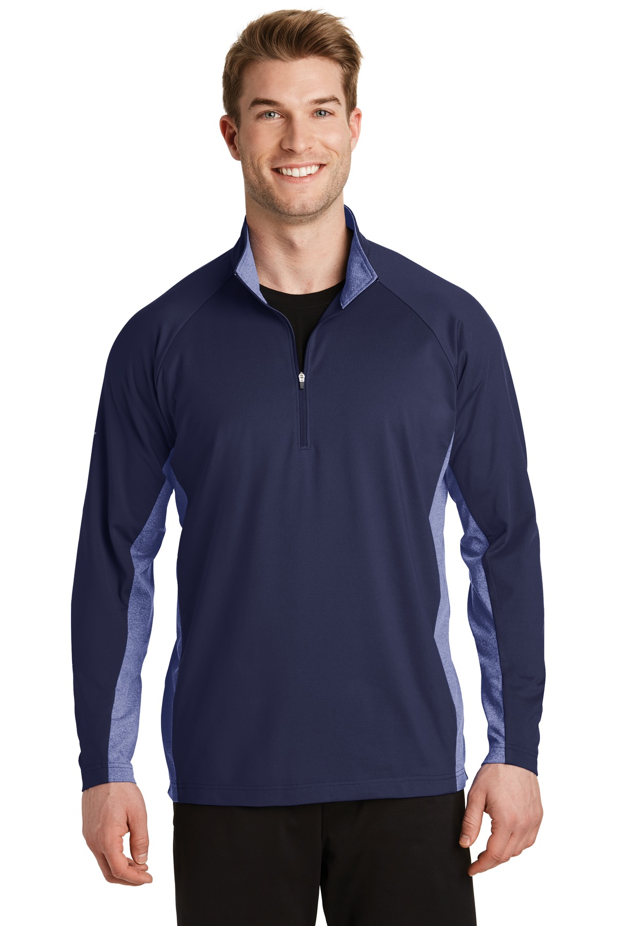 Sport-Tek ST854 True Navy / True Navy Heather