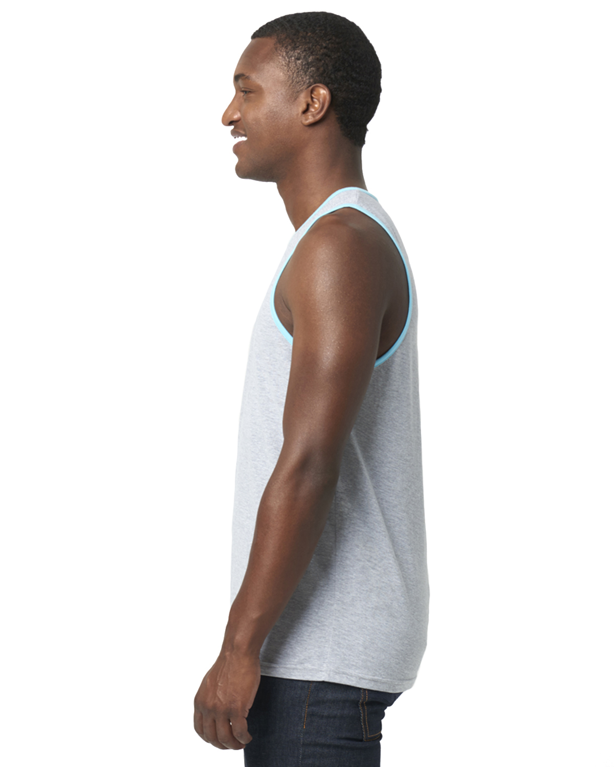 Next Level 3633 Heather Gray / Cancun