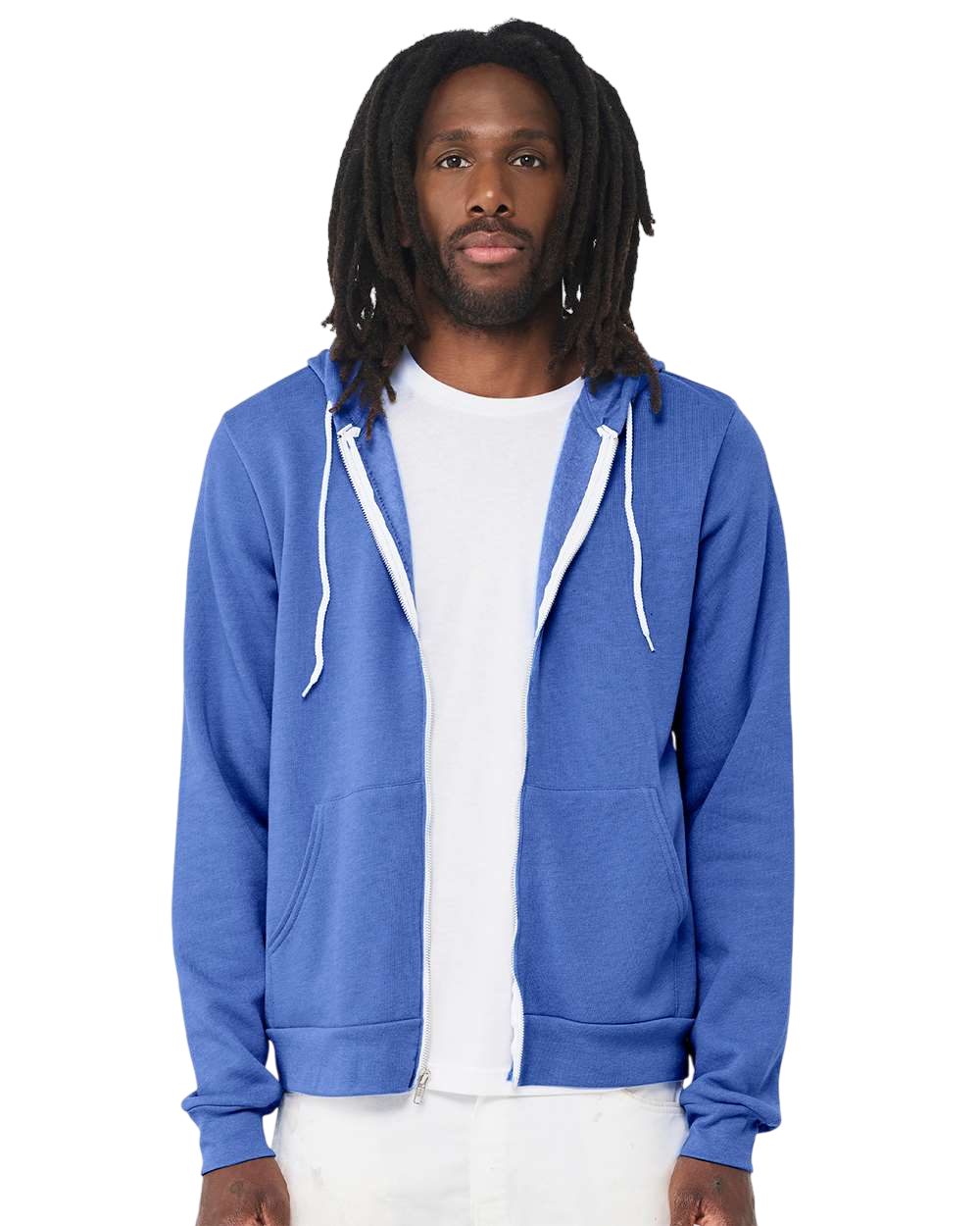 Bella + Canvas 3739 Heather Columbia Blue