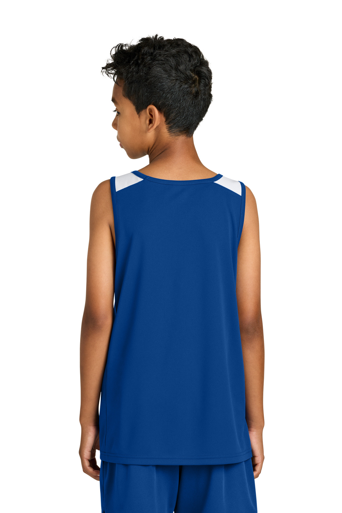 Sport-Tek YST446 True Royal/ White