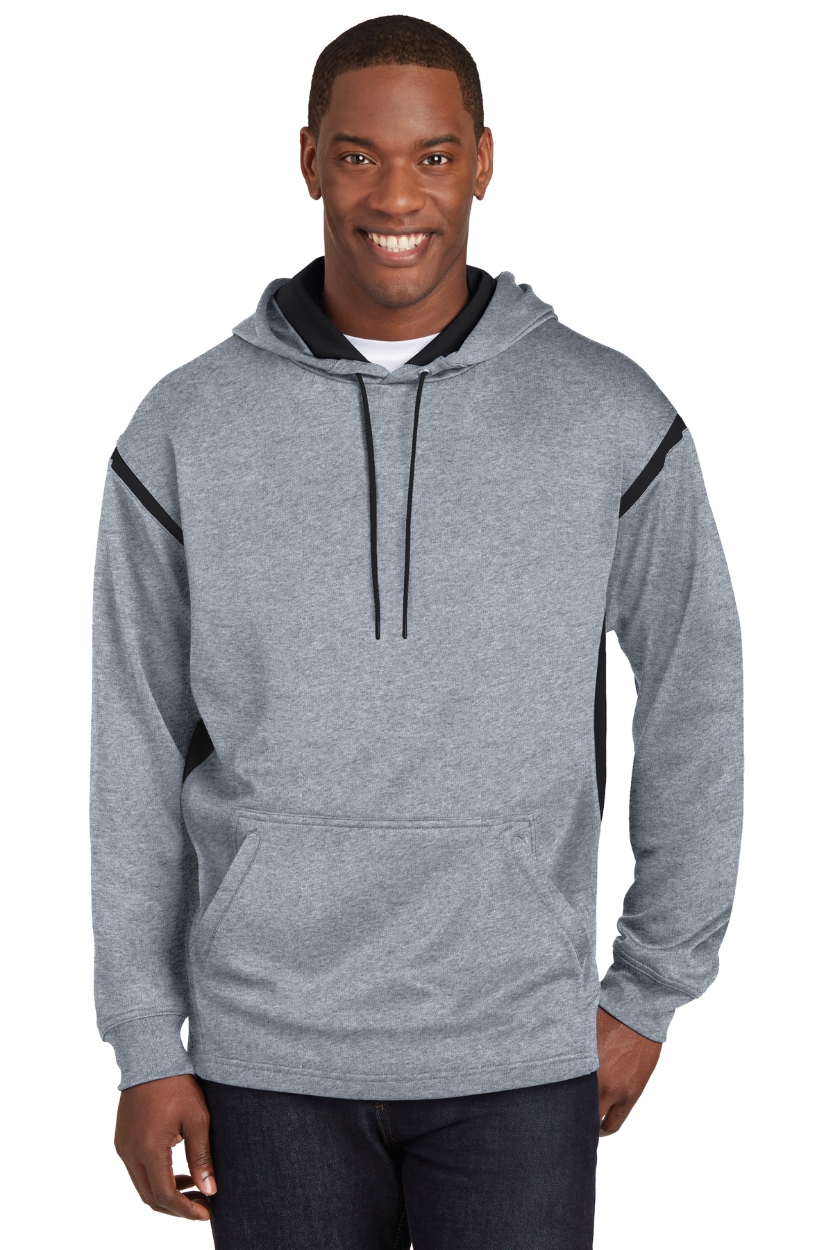 Sport-Tek TST246 Gray Heather / Black