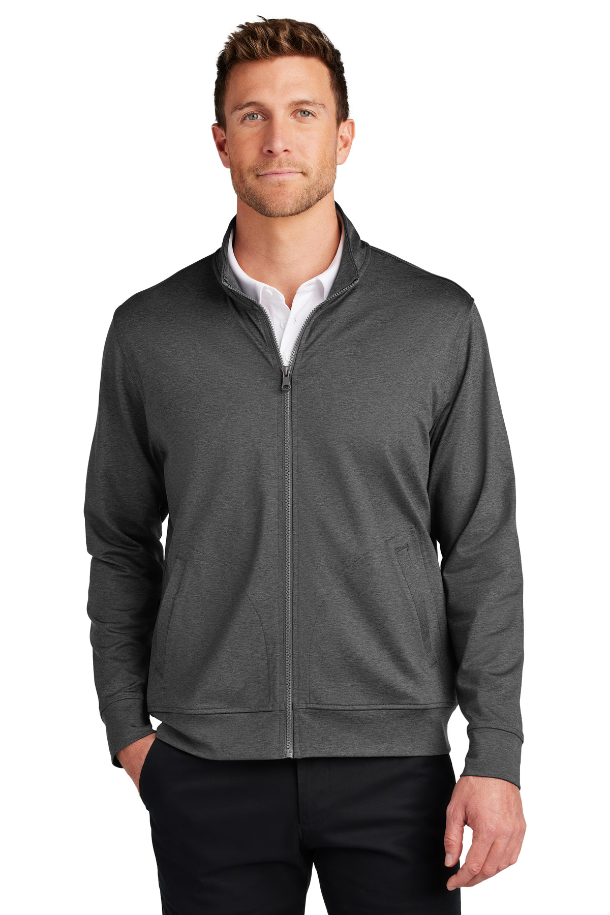 Port Authority K881 Grey Steel Heather