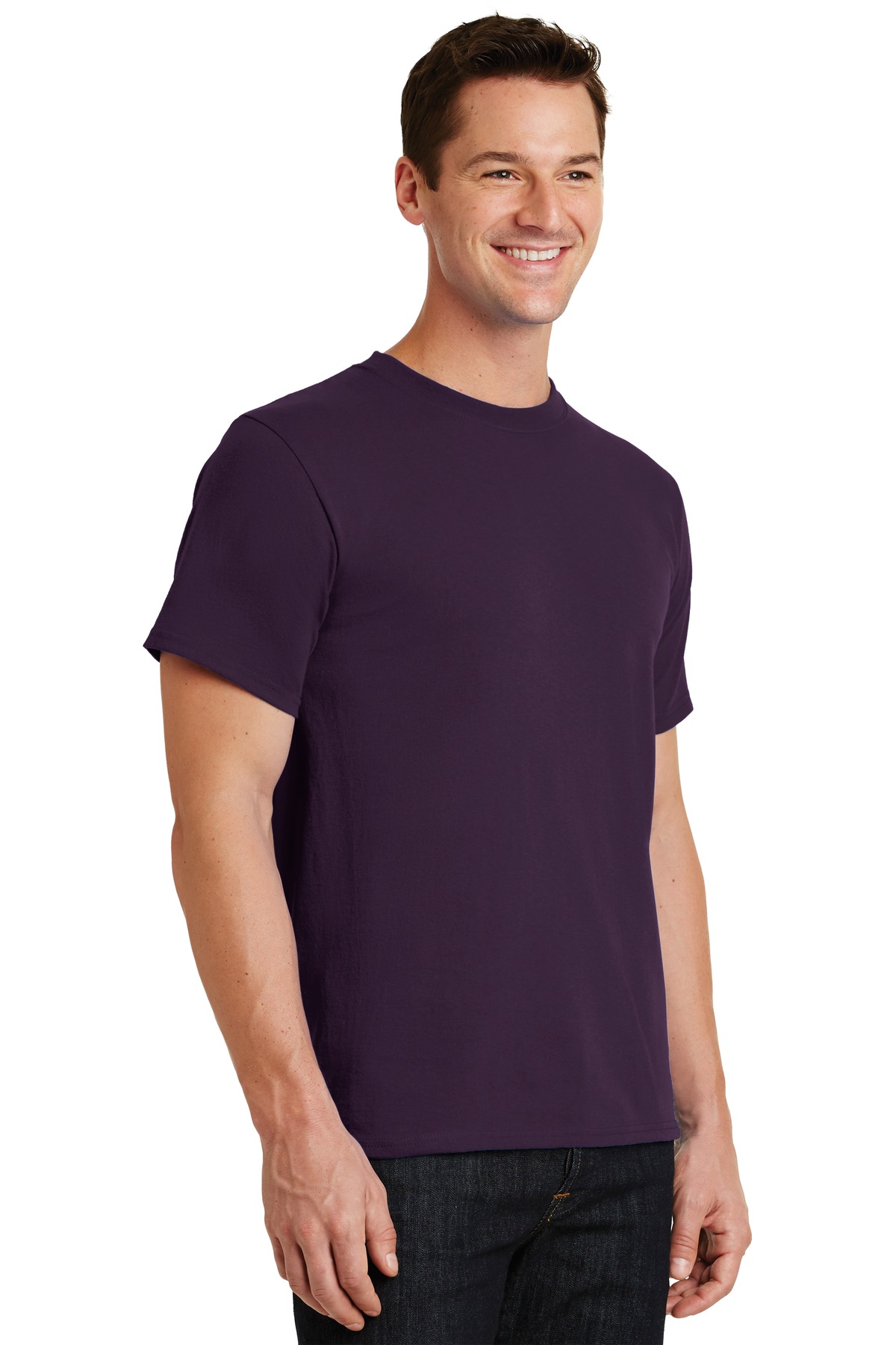 Port & Company Unisex Essential Tee Pc61 Eggplant | Jiffy