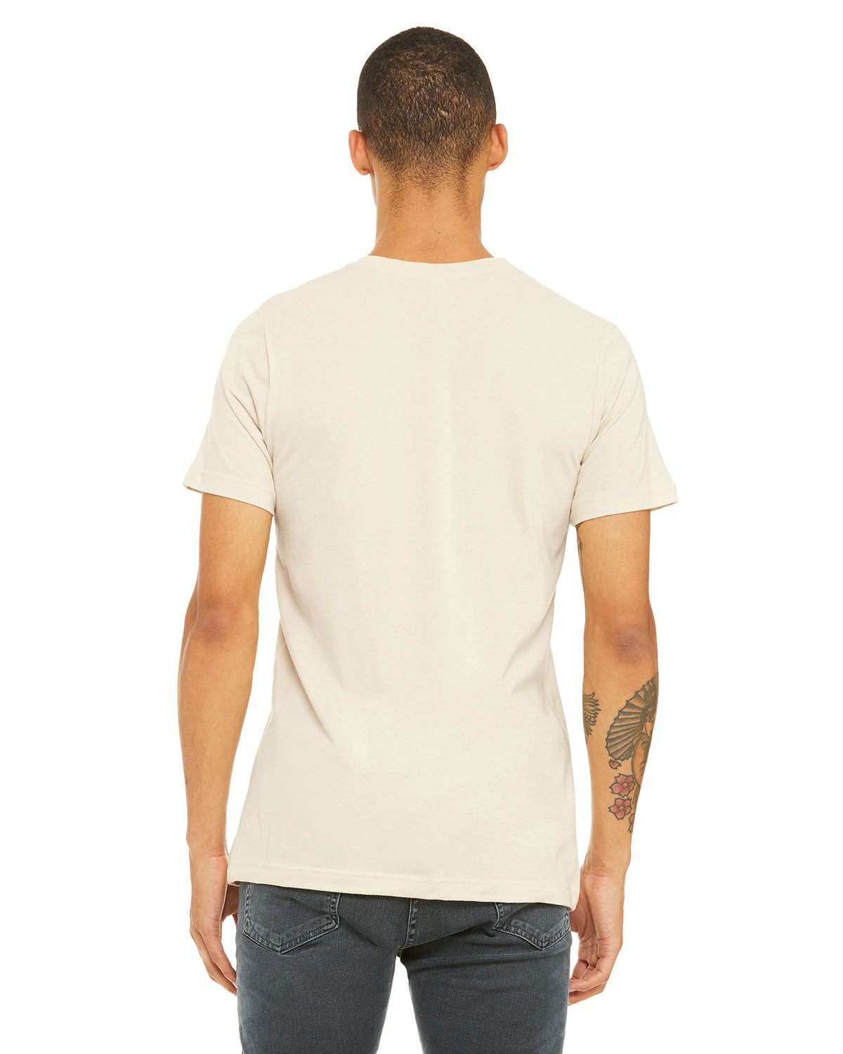 Custom T-Shirts Natural - Bella + Canvas 3001C | Jiffy Custom Print