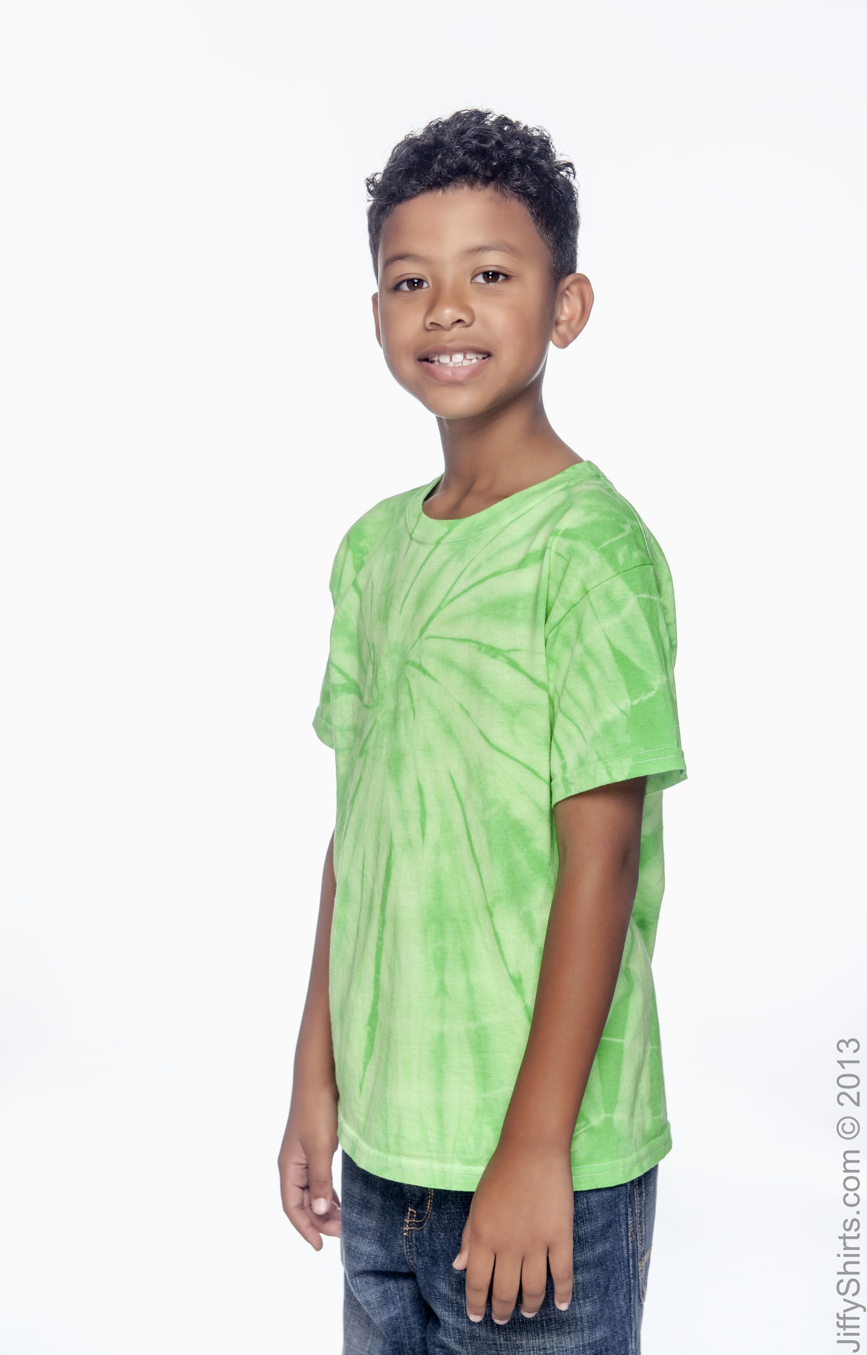 Tie-Dye CD101Y Spider Lime