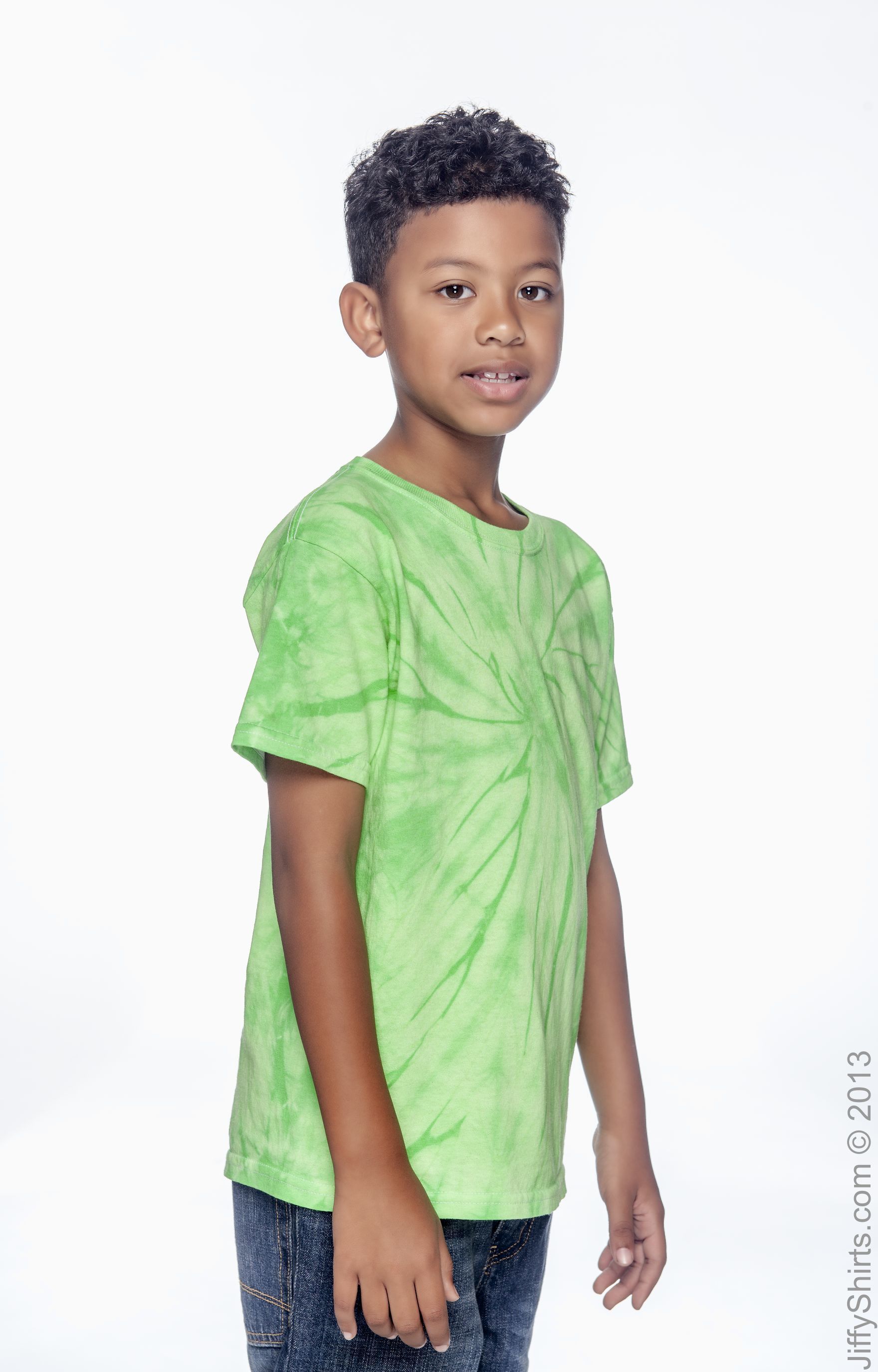 Tie-Dye CD101Y Spider Lime